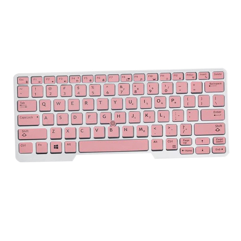 Silicone Keyboard Skin for Dell Latitude E5480 E5490 Pink