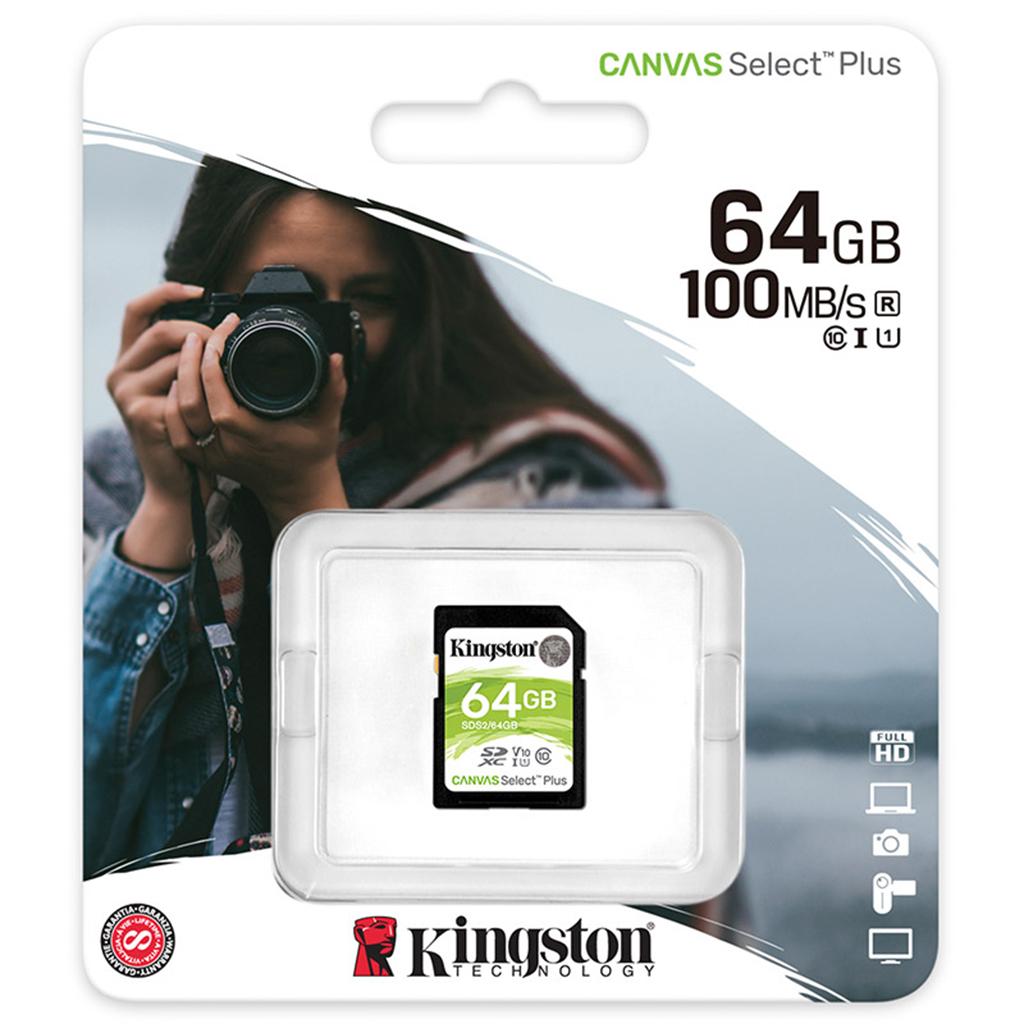 Kingston new Memory Card Flash Card SD Memory For Camera 64GB