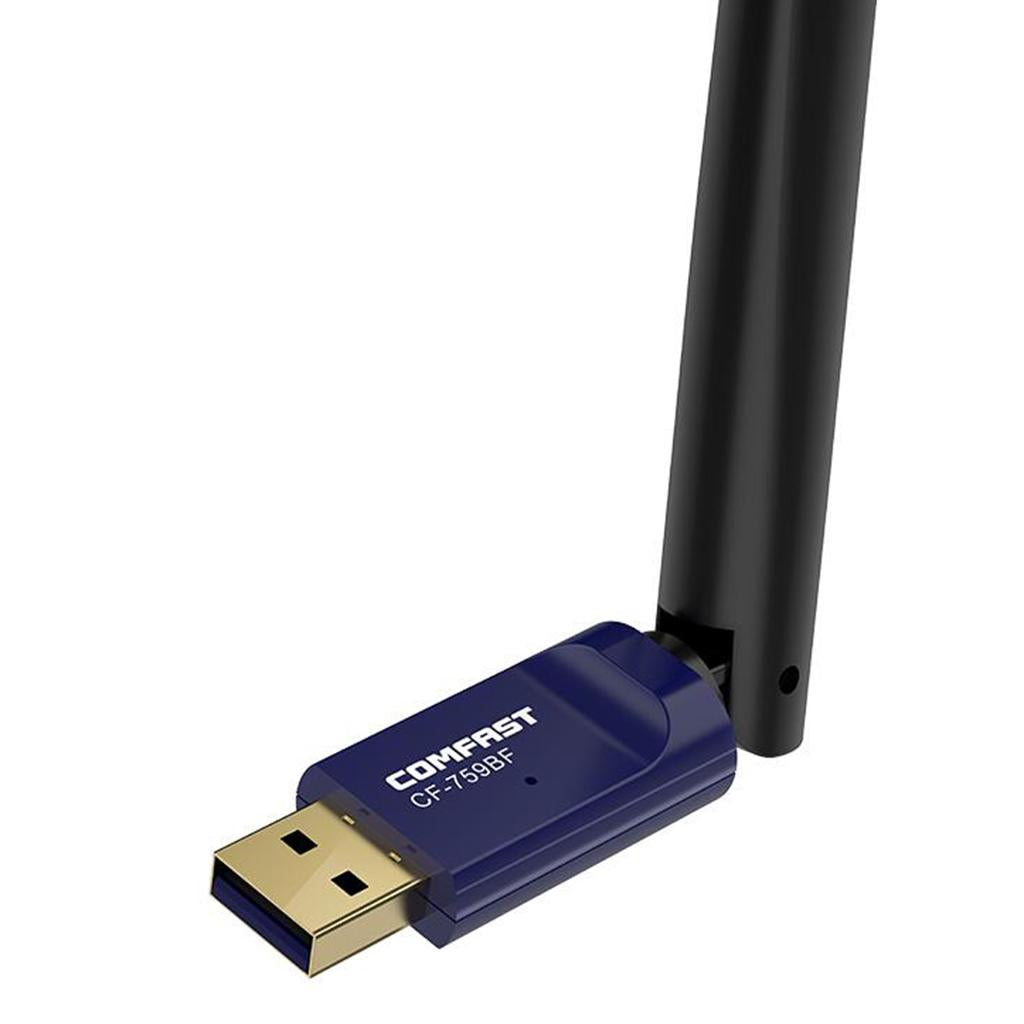 COMFAST WiFi Adapter Bluetooth 2.4Ghz + 5Ghz 650Mbps USB Dongle Network Card