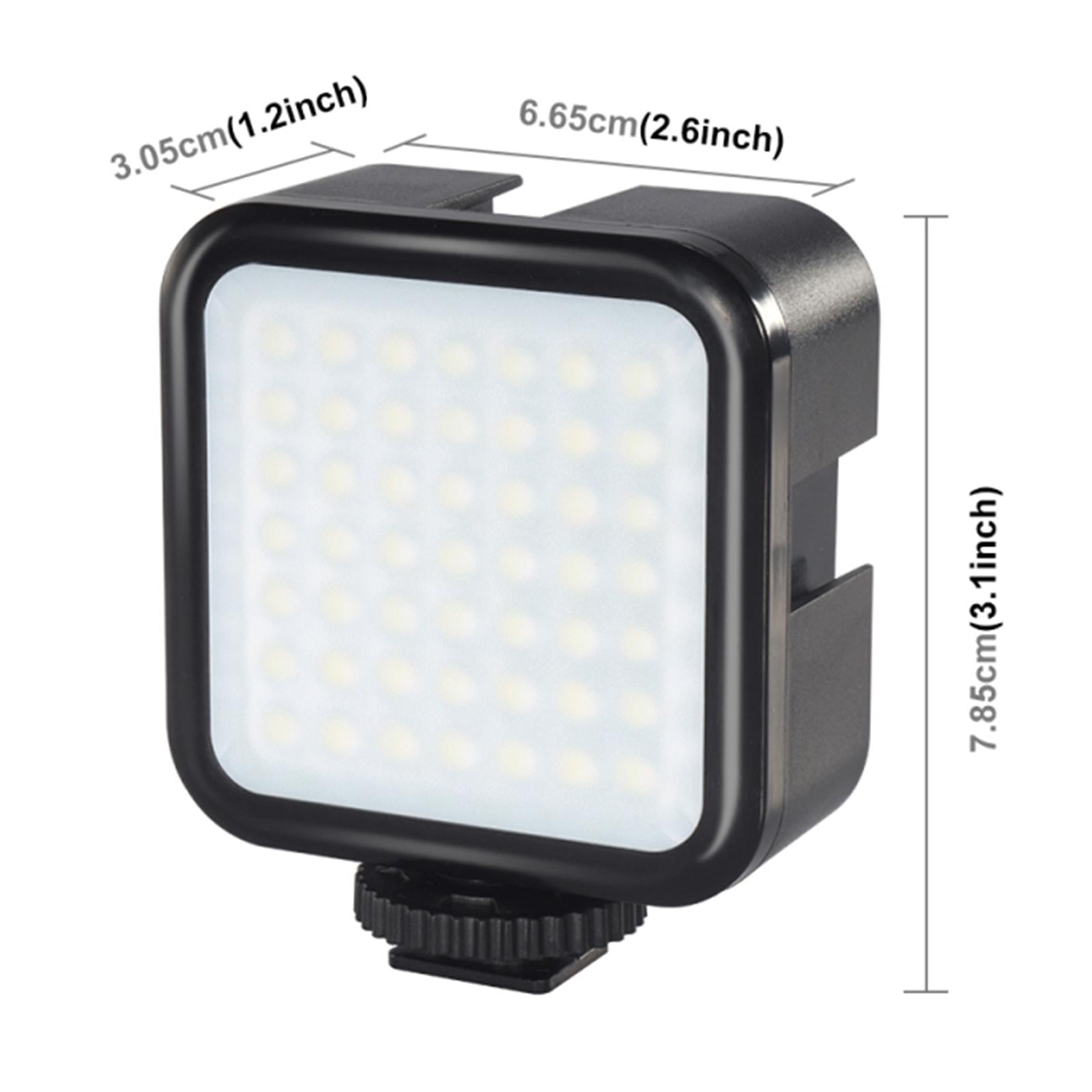 Portable Camera LED Video Light Wide Compatibility Photography Lighting