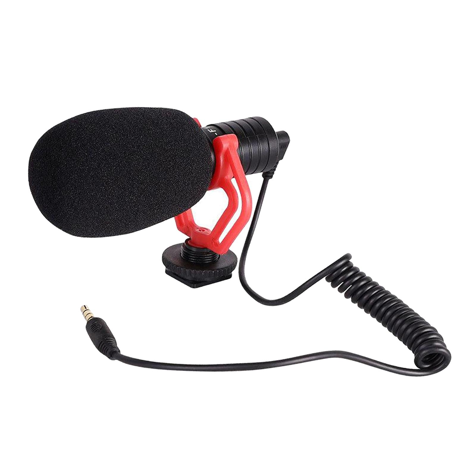 Portable Camera Mic Video Windshield for DSLR Camera Camcorder w/ 3.5mm Jack