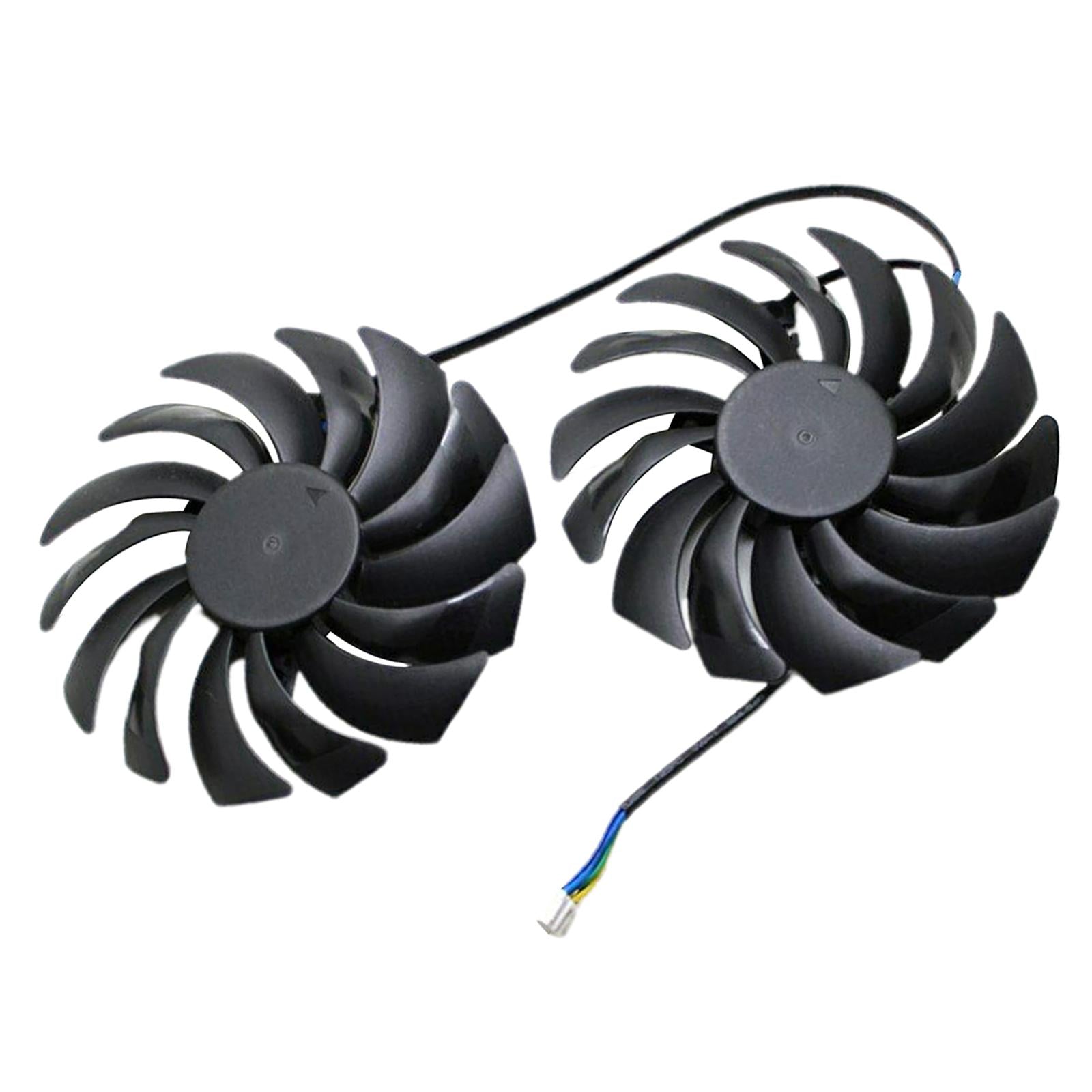 2 Packs Graphics Card Fan PLD10010B12HH 0.40A for MSI GTX1080Ti 1070 580