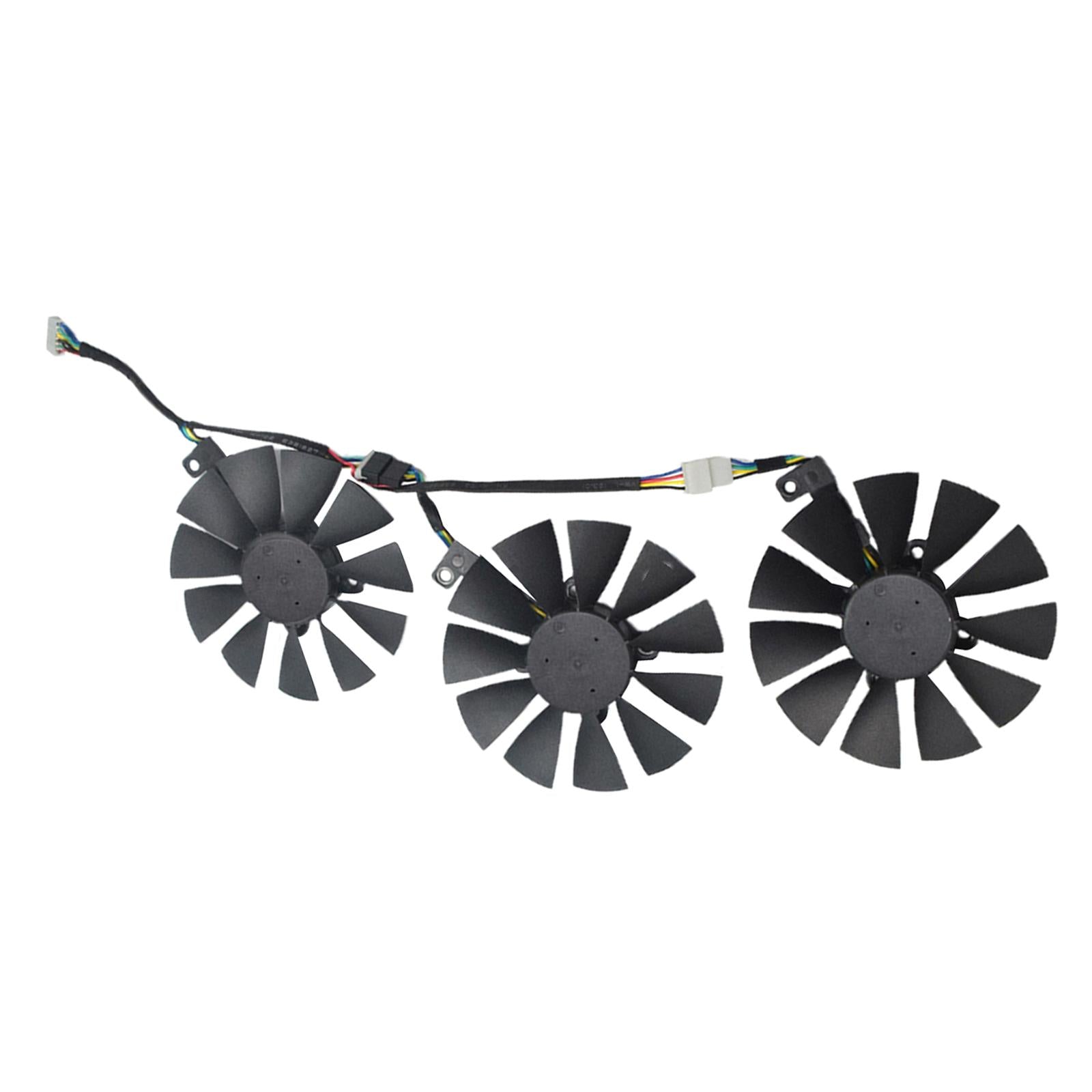 3x Computer Graphics Card Cooling Fan for ASUS Strix GTX 980ti GTX 1060