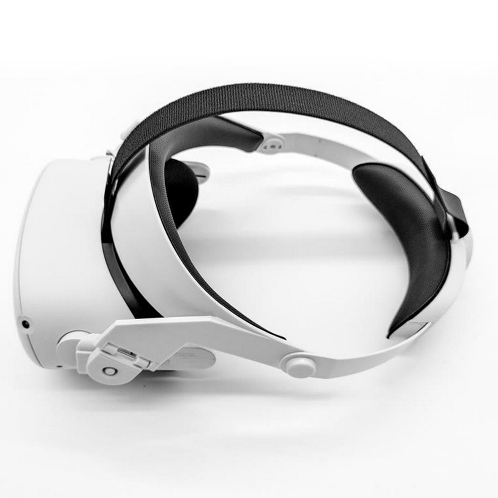 Adjustable VR Head Strap Headband for Oculus Quest 2 White Accessories