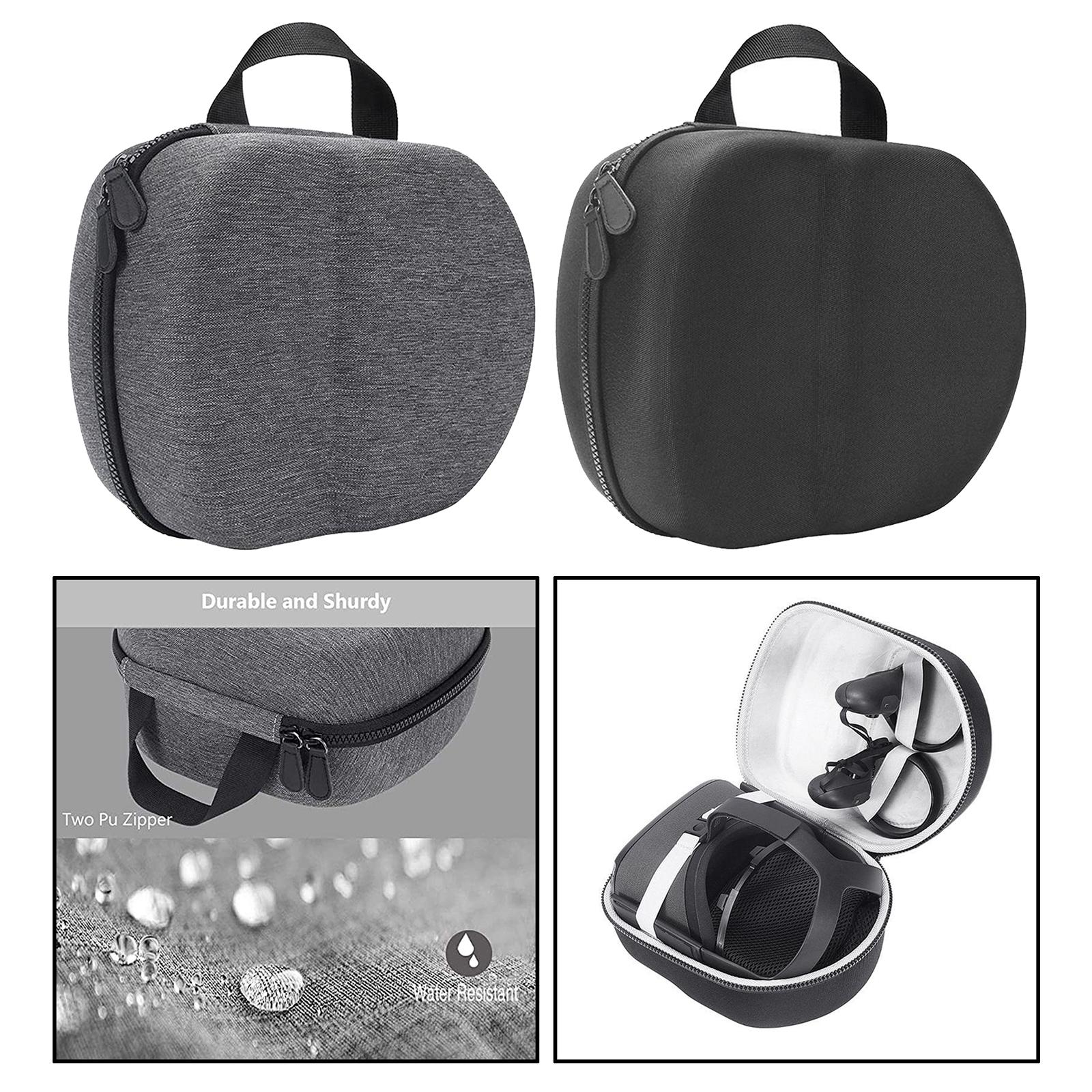 Carrying Case Shockproof Storage Bag Lightweight for Oculus Quest 2 Headset Black