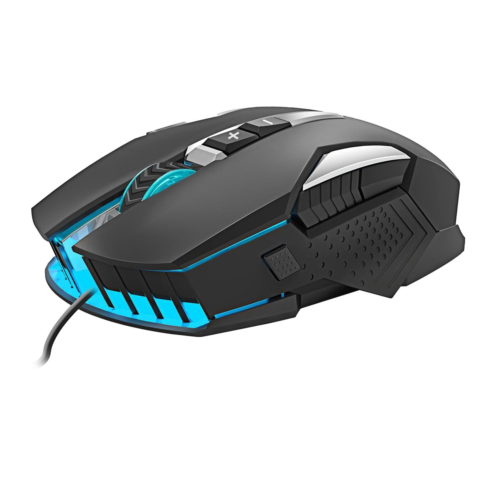 Computer Wired Gaming Mouse 4800DPI Optical Mice RGB Backlit Pro Gamer