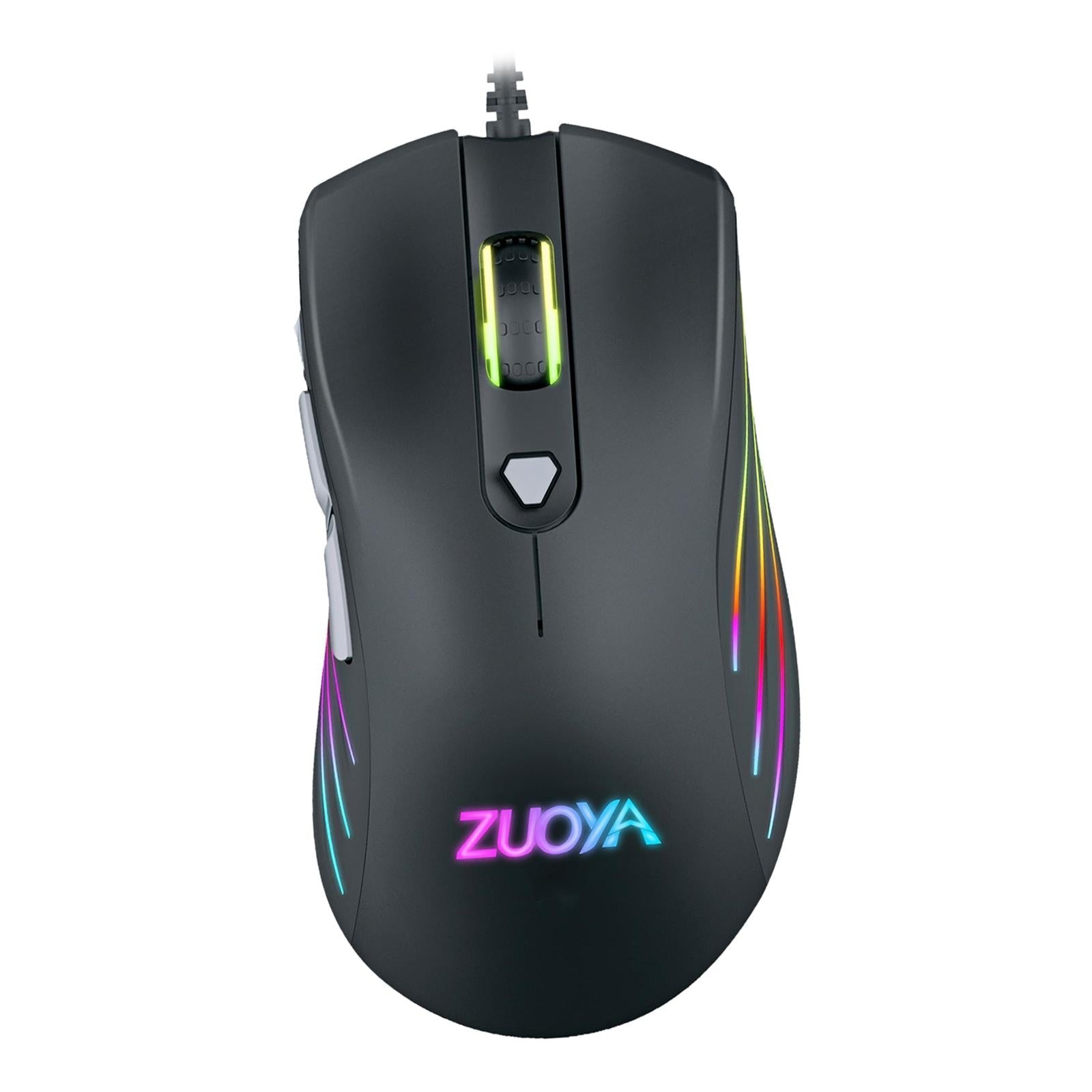 Computer Wired Gaming Mouse 7200 DPI Optical Mice RGB Backlit Pro Gamer