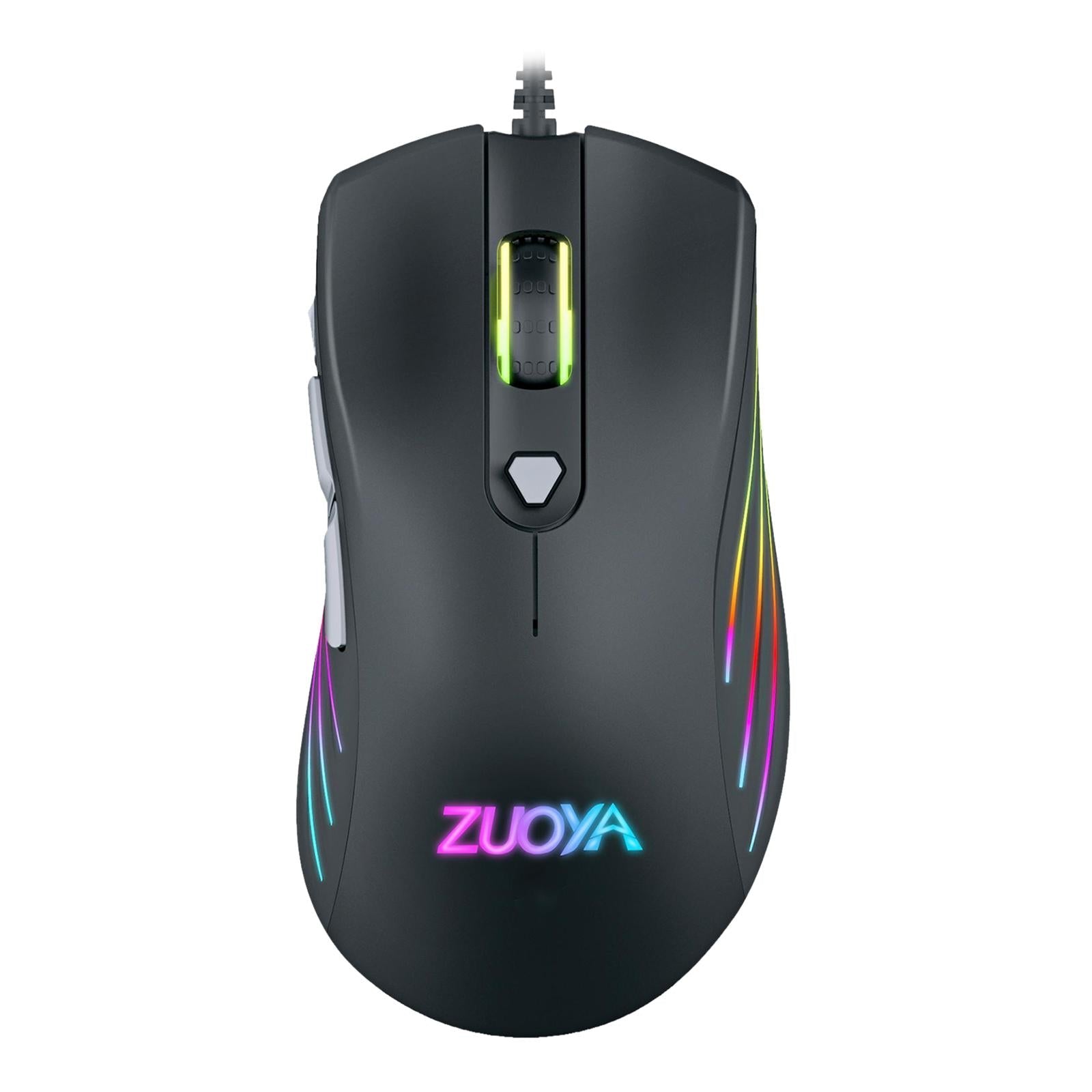 Computer Wired Gaming Mouse 7200 DPI Optical Mice RGB Backlit Pro Gamer