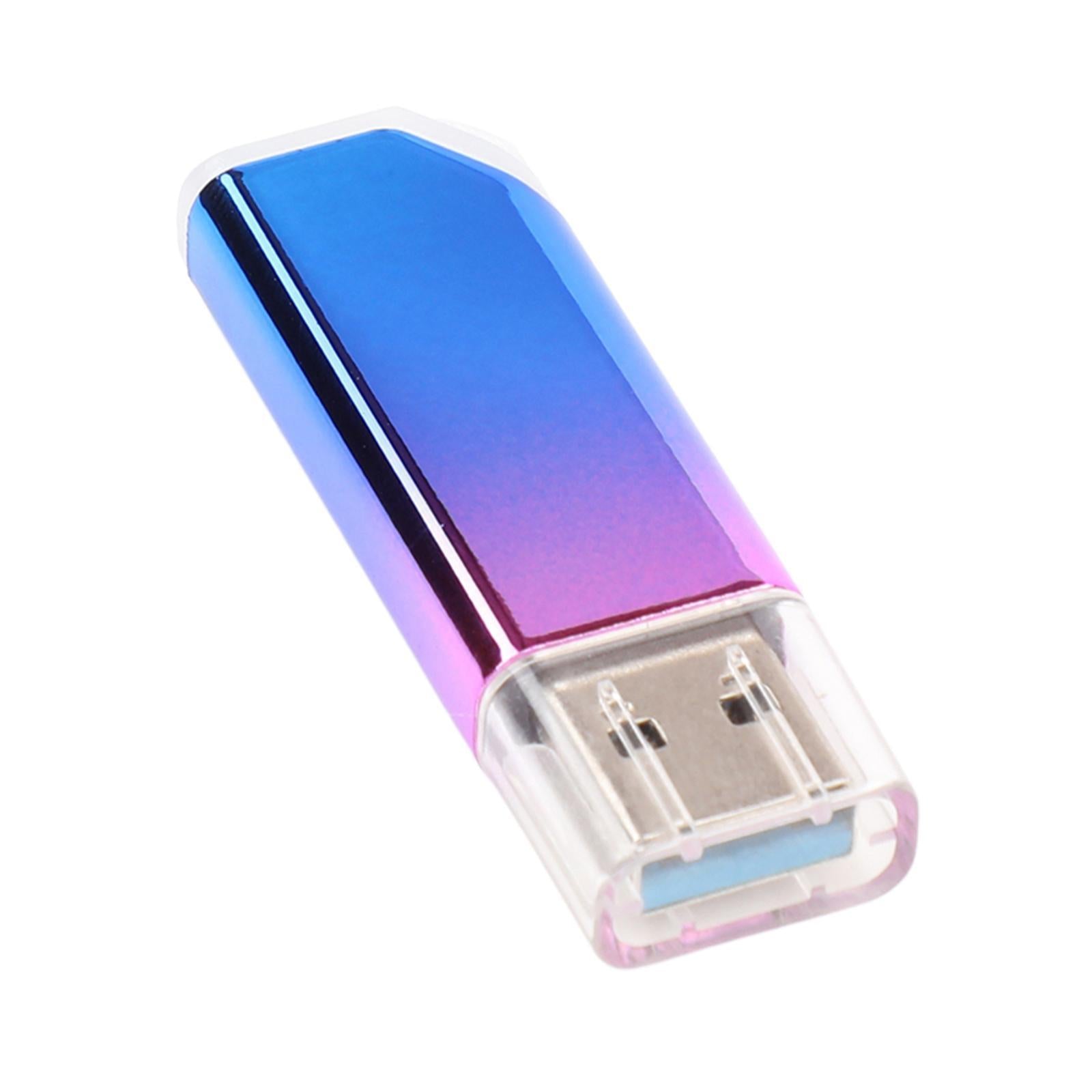 Portable USB Flash Drive USB3.0 Metal USB Memory Stick Gradient Purple 32GB