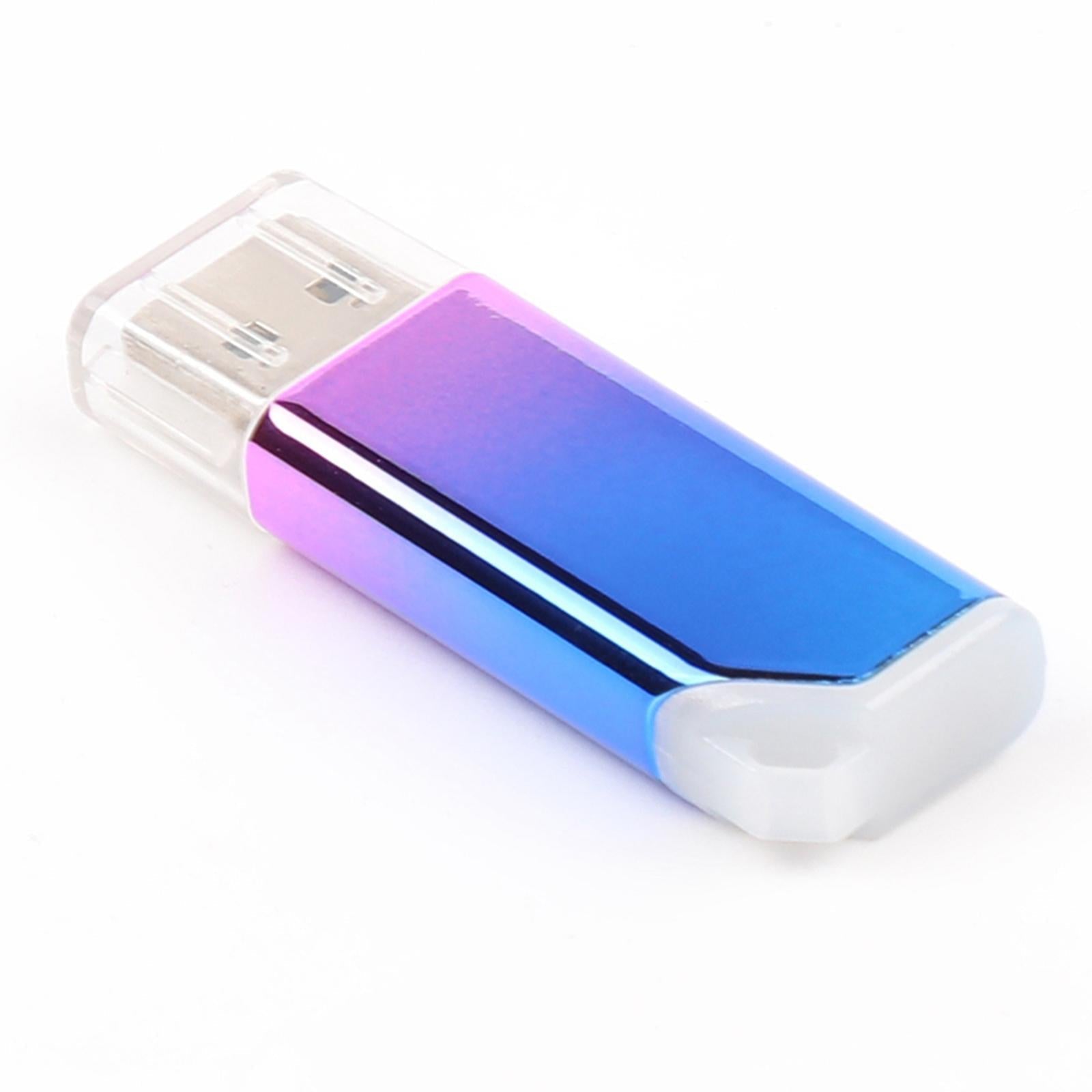 Portable USB Flash Drive USB3.0 Metal USB Memory Stick Gradient Purple 64GB