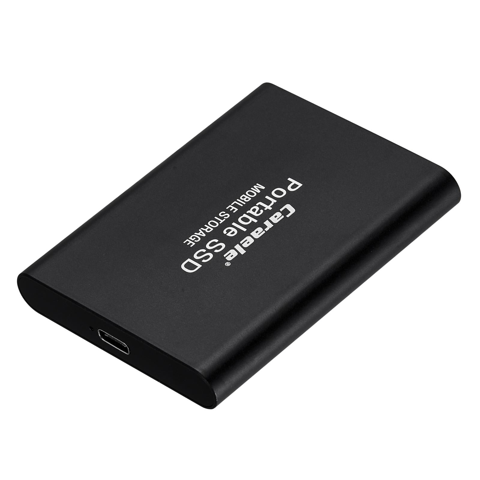 USB 3.1 Solid State Drive External Hard Drive SSD Compatible for Desktop PS4 black