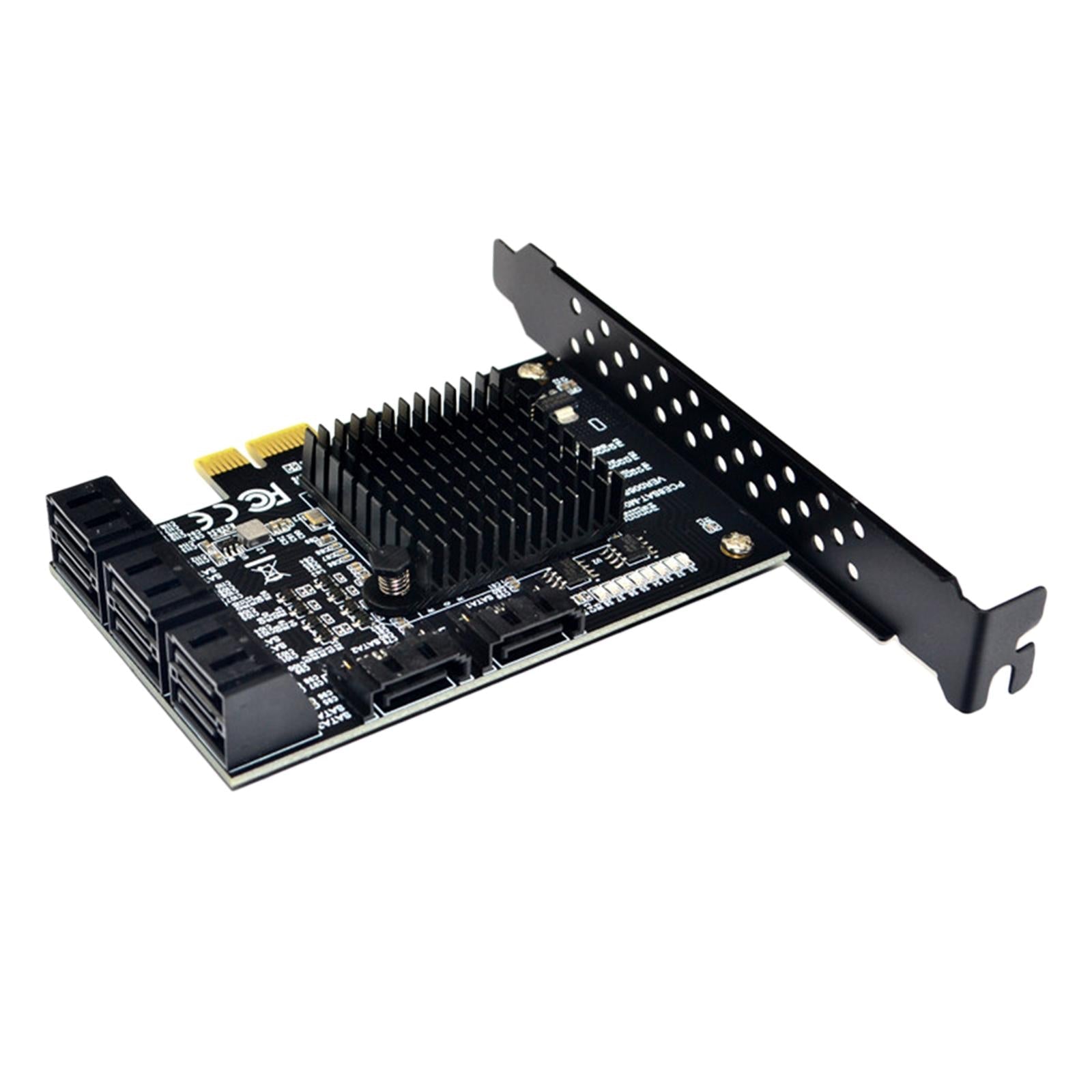 PCI-e SATA Expansion Card 8 Port Board Controller 6Gbps for Desktop PC