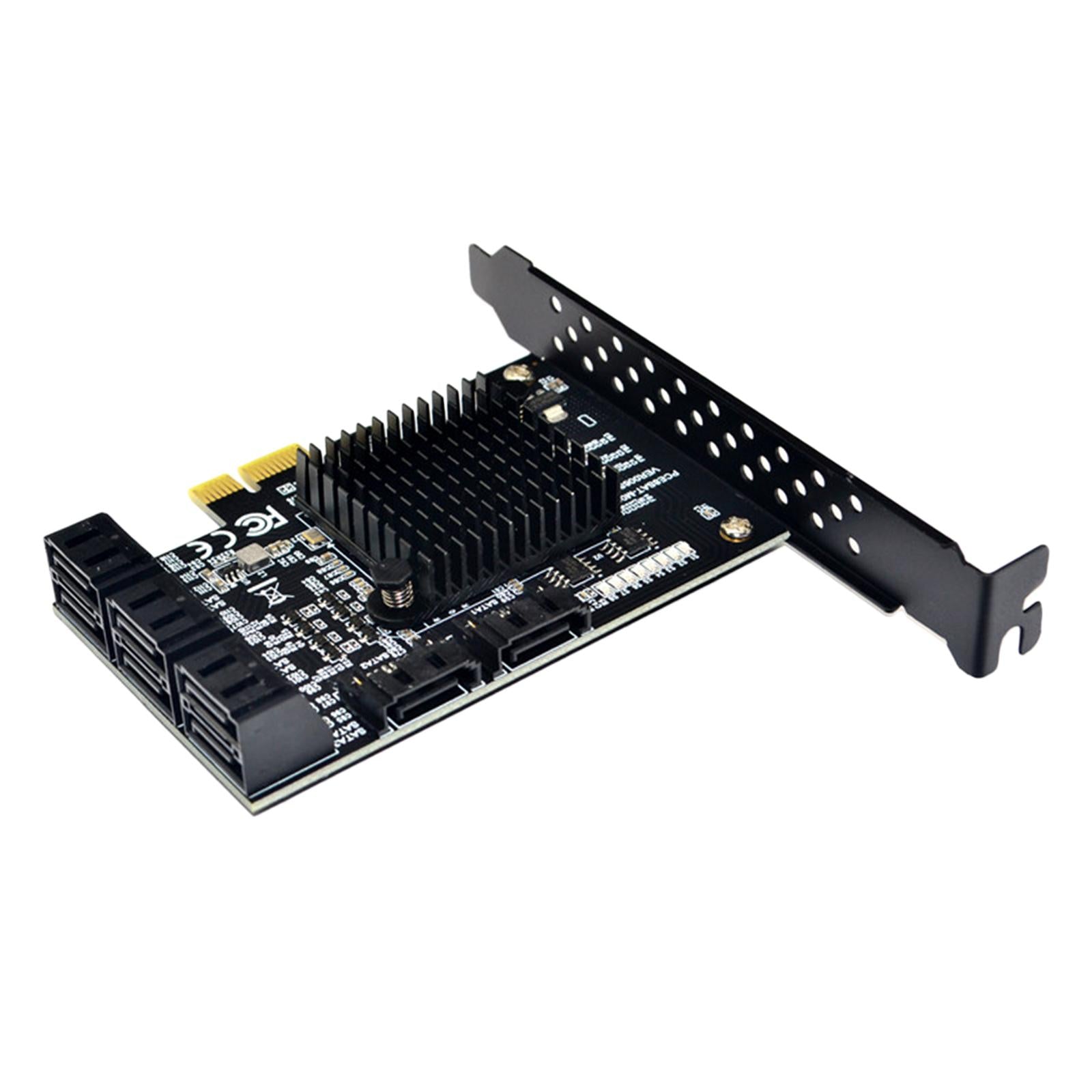 PCI-e SATA Expansion Card 8 Port Board Controller 6Gbps for Desktop PC