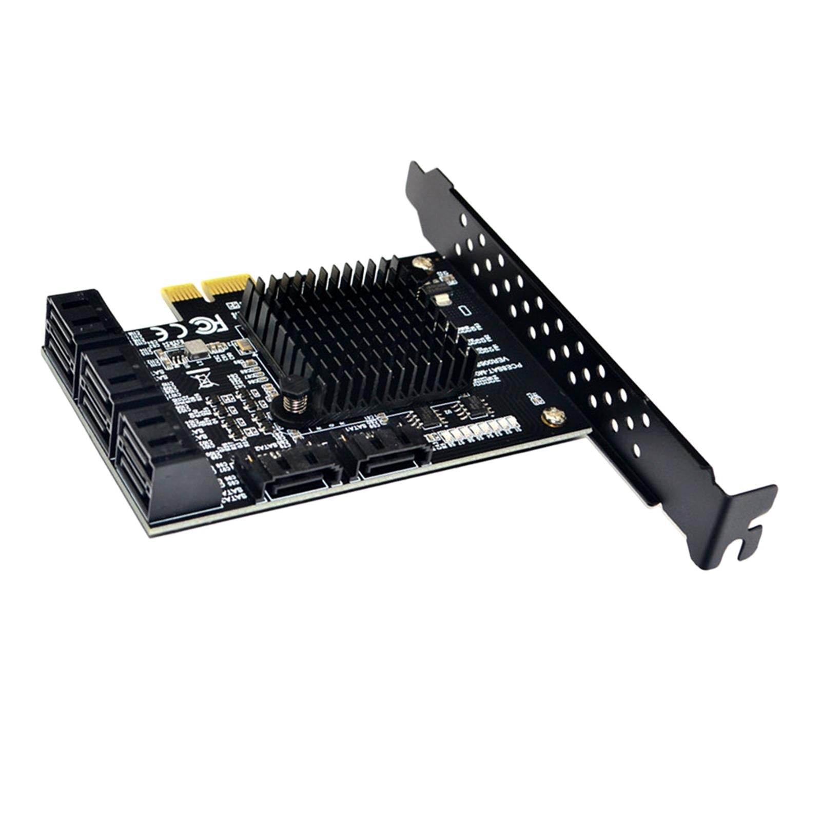 PCI-e SATA Expansion Card 8 Port Board Controller 6Gbps for Desktop PC