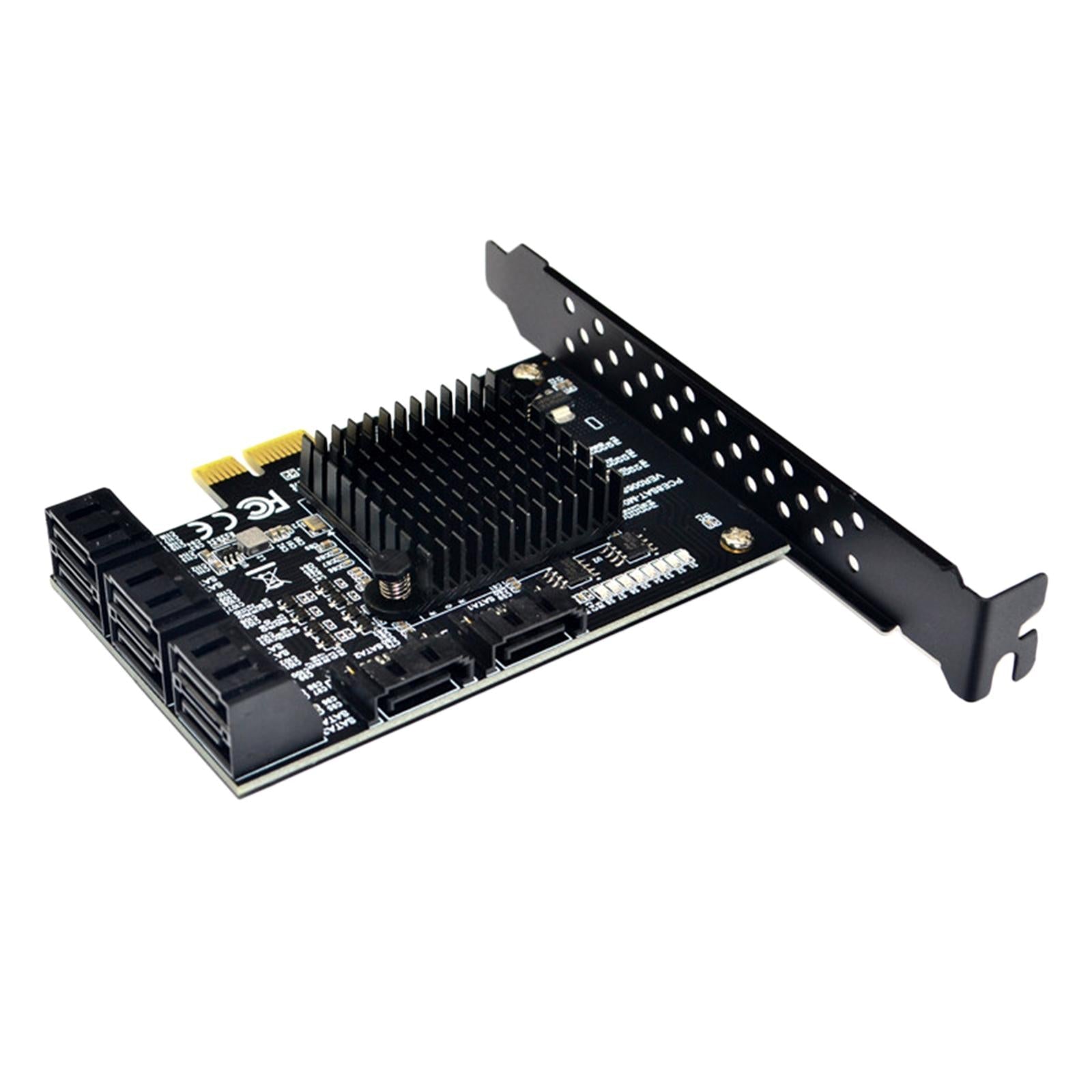 PCI-e SATA Expansion Card 8 Port Board Controller 6Gbps for Desktop PC