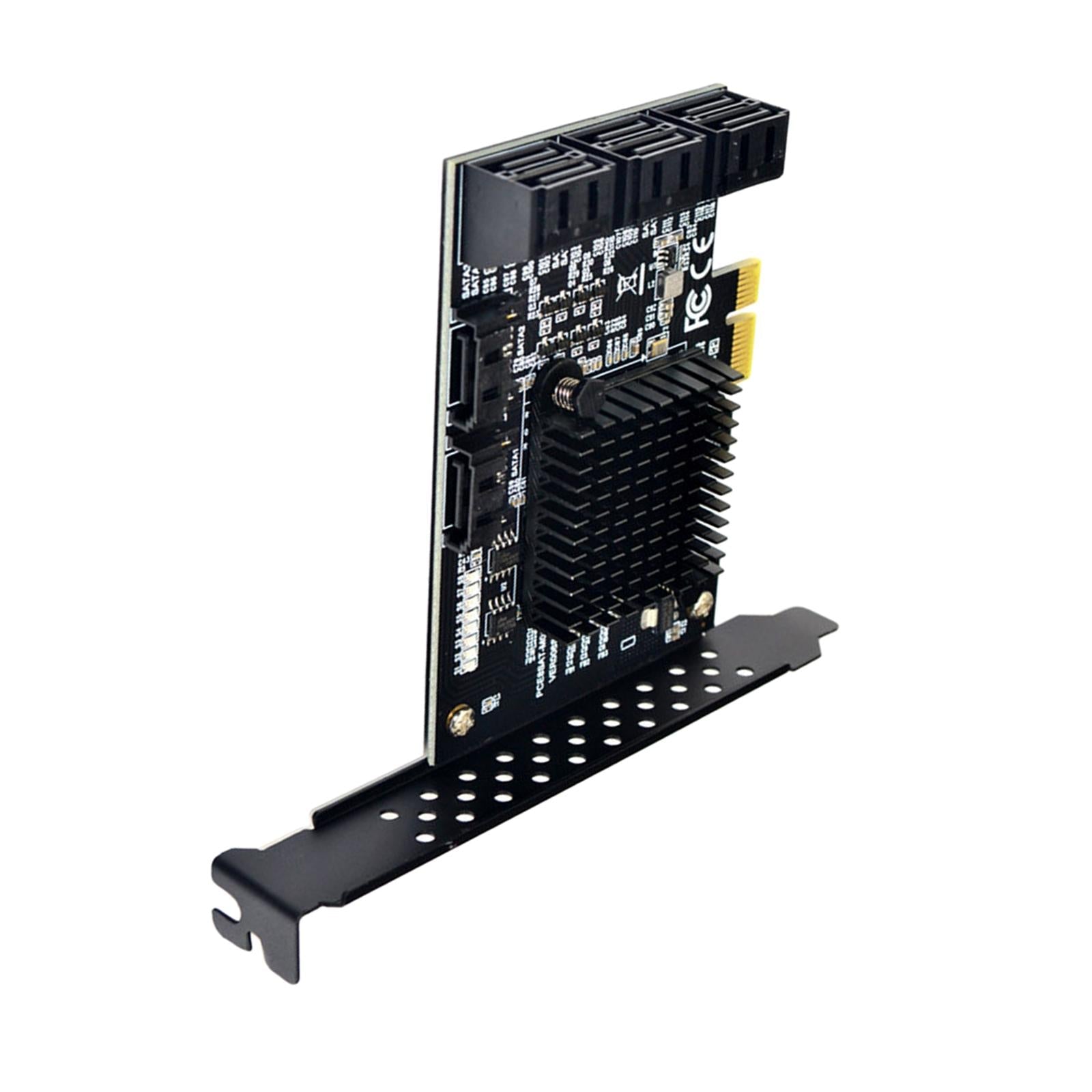 PCI-e SATA Expansion Card 8 Port Board Controller 6Gbps for Desktop PC