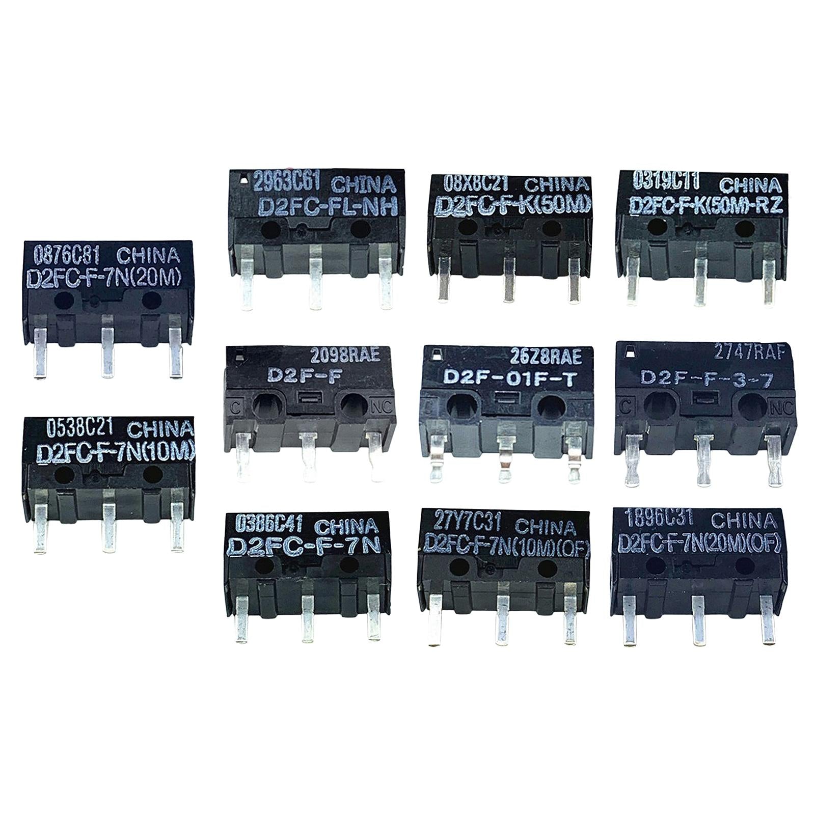 Micro Switch Microswitch Switches for Mouse Mice  D2FC-F-7N