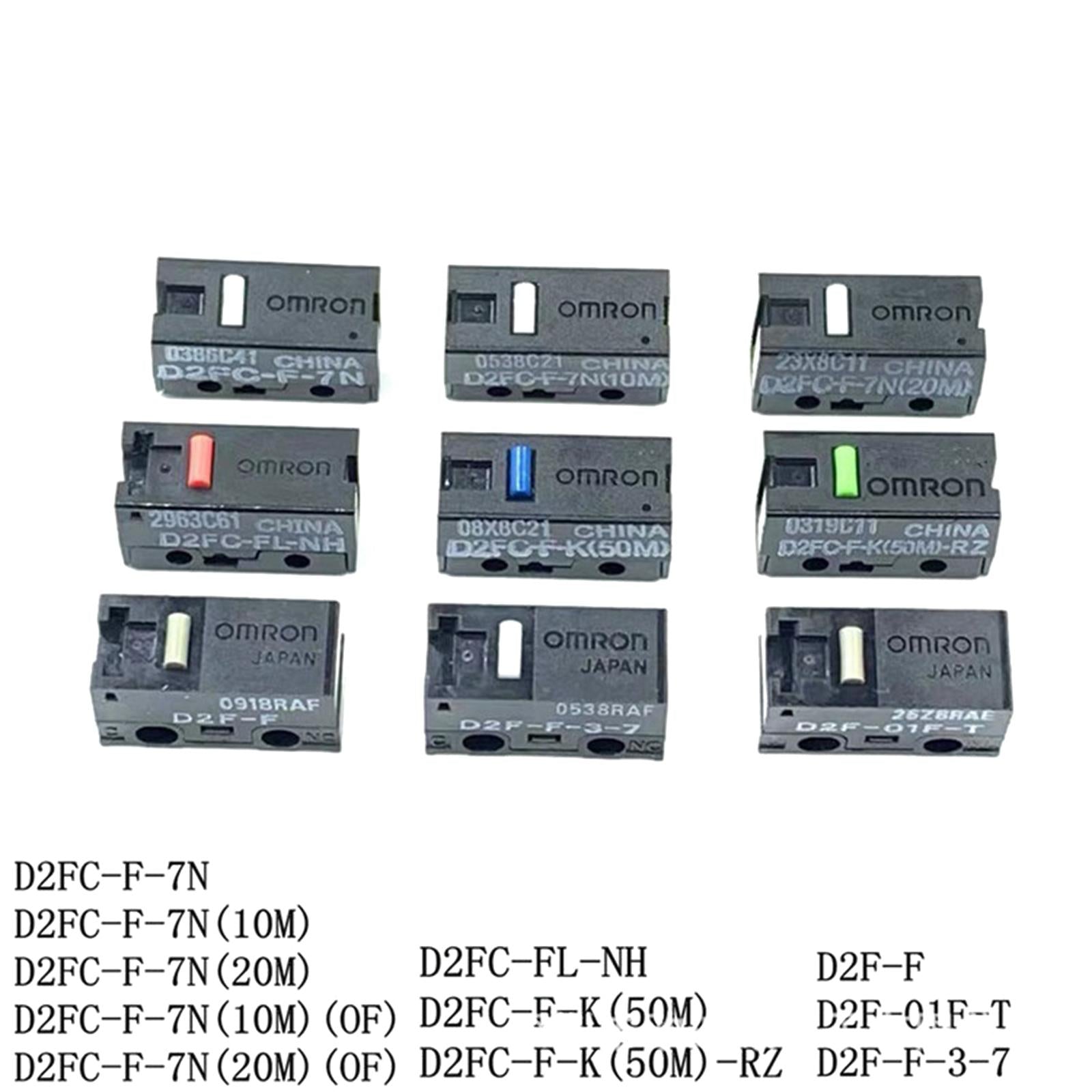 Micro Switch Microswitch Switches for Mouse Mice  D2FC-F-7N