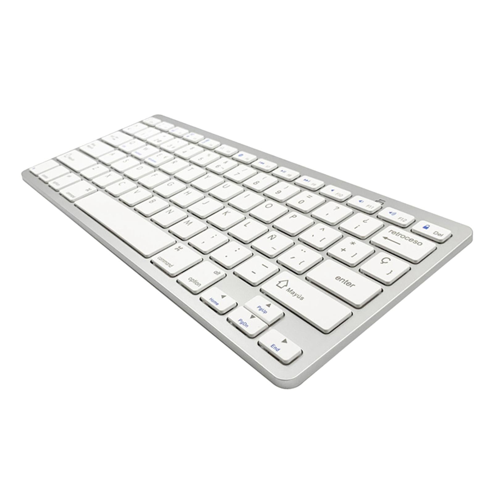 Wireless Keyboard 78-key Bluetooth Easy Use Wide Compatibility Spanish