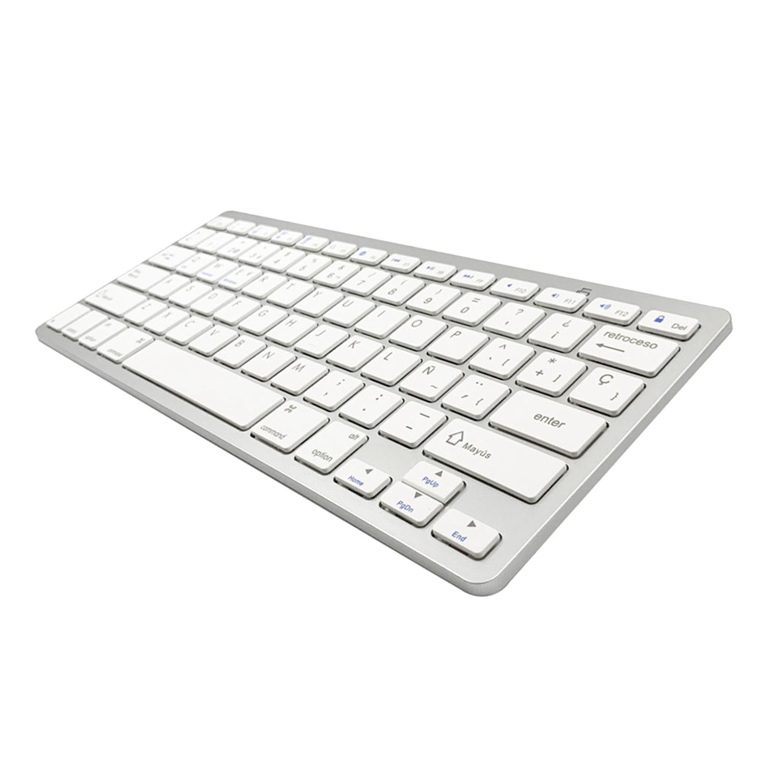 Wireless Keyboard 78-key Bluetooth Easy Use Wide Compatibility Spanish