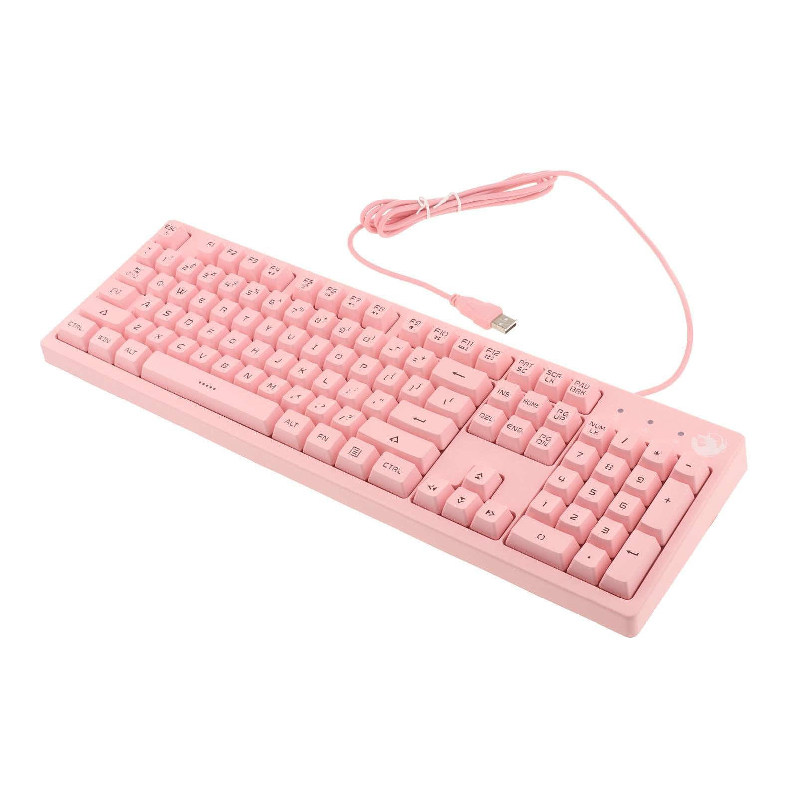 Gaming Keyboard And Mouse USB Wired Chrome For PC Laptop New Choice 2