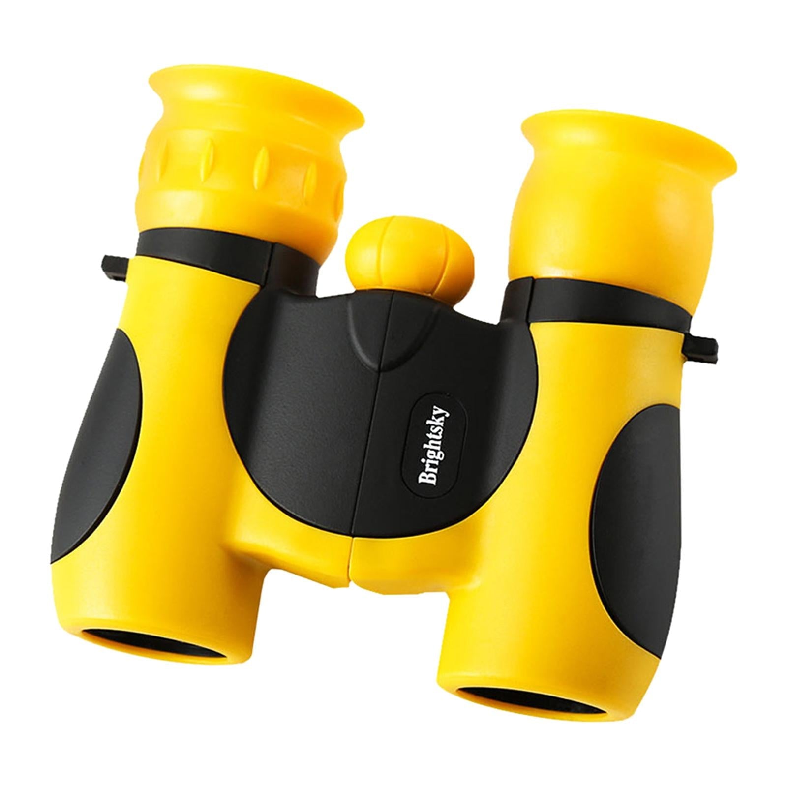 Shockproof Binoculars Small 8x21 for Kids Discover Travel Camping yellow