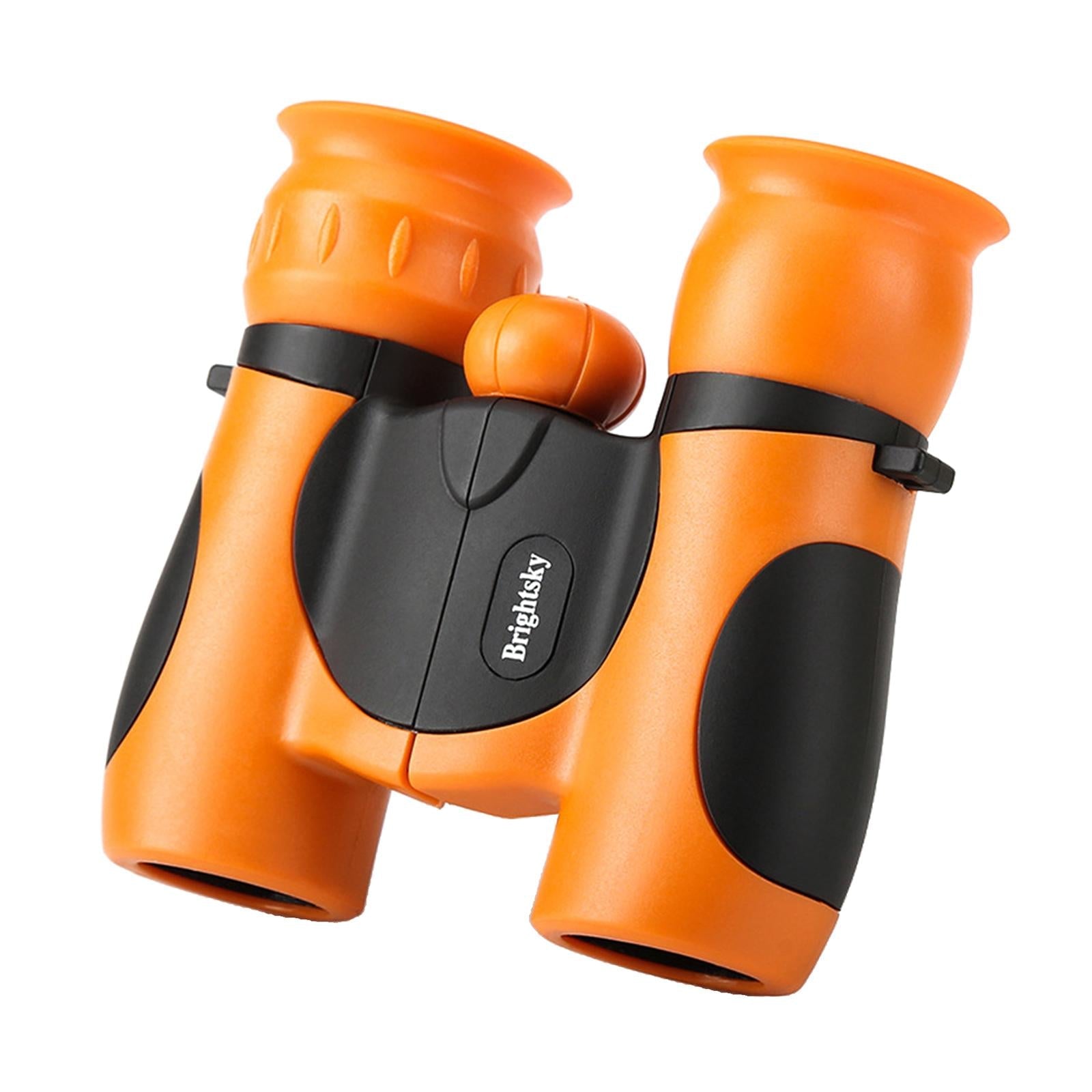 Shockproof Binoculars Small 8x21 for Kids Discover Travel Camping orange