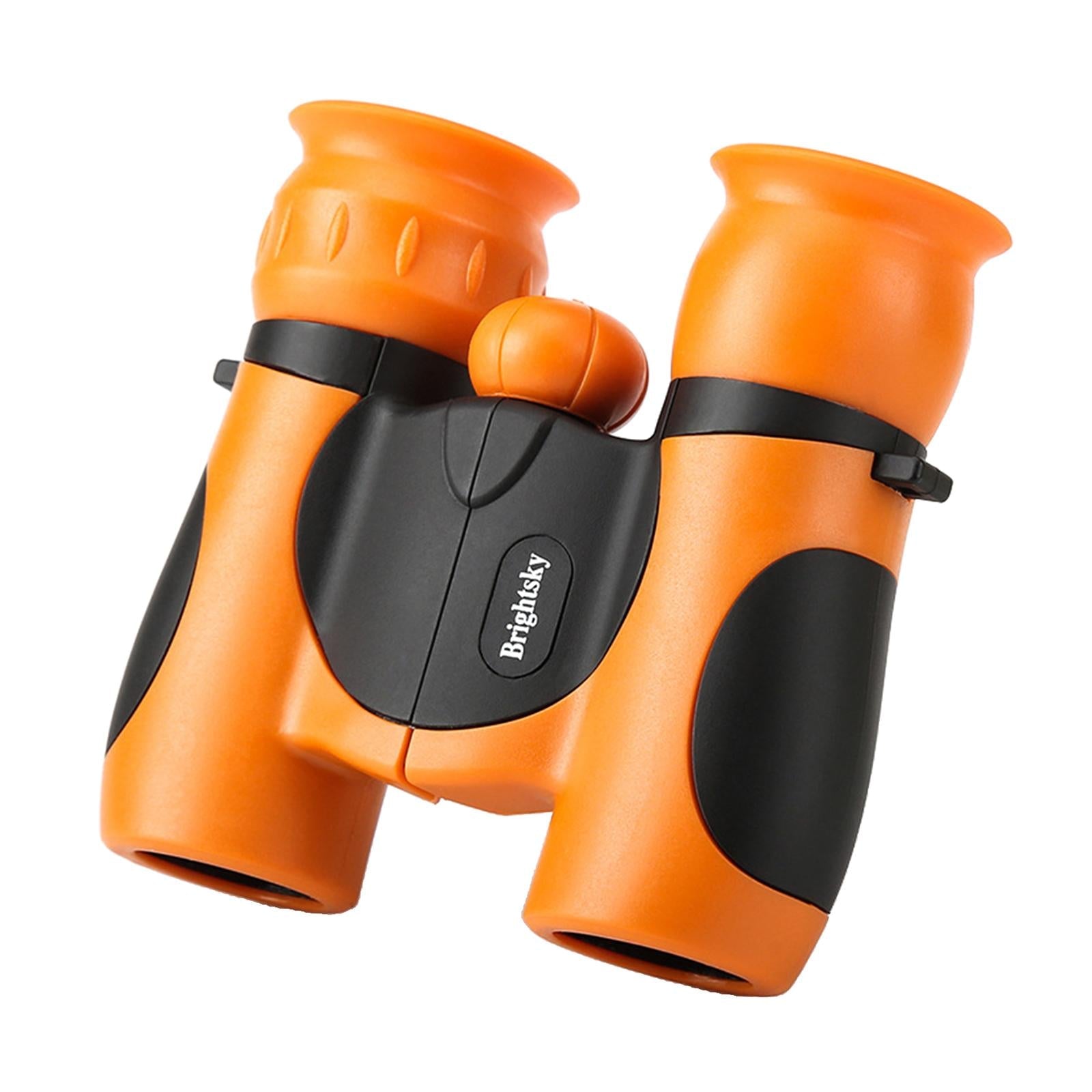 Shockproof Binoculars Small 8x21 for Kids Discover Travel Camping orange