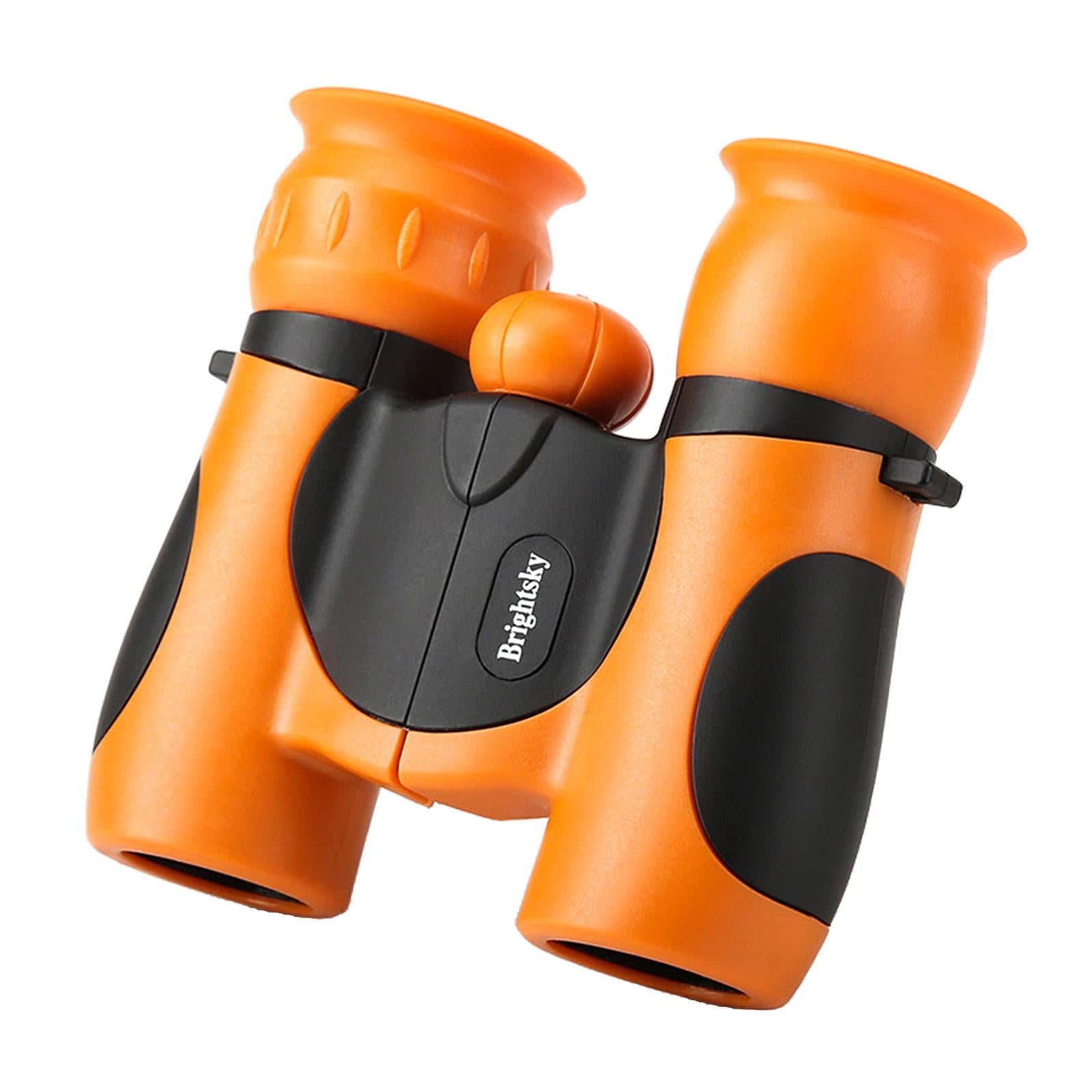 Shockproof Binoculars Small 8x21 for Kids Discover Travel Camping orange