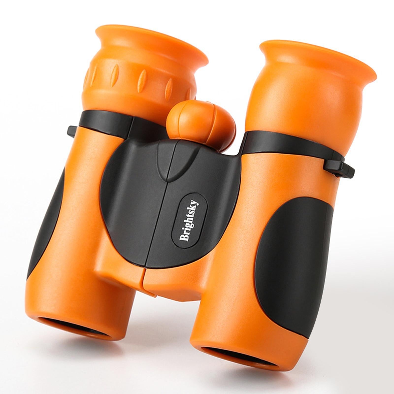 Shockproof Binoculars Small 8x21 for Kids Discover Travel Camping orange