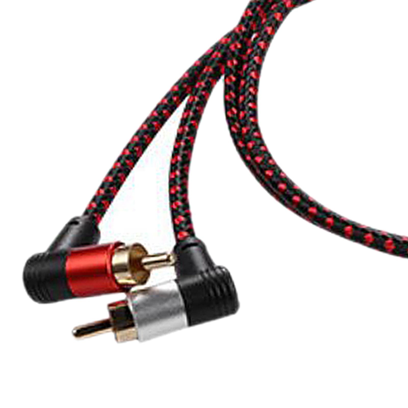 3.5mm Male to 2 RCA Male Stereo Audio Cable Y Splitter Adaptor Cable 1 Meter