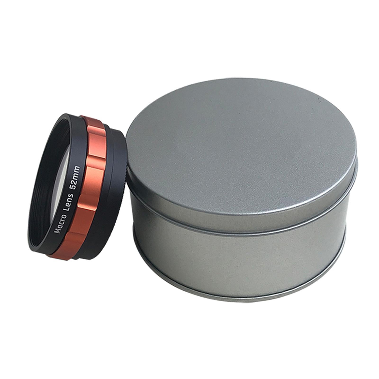 Wide Angle 52mm 10 times Macro Lens for Card Camera Easy Install Accessories