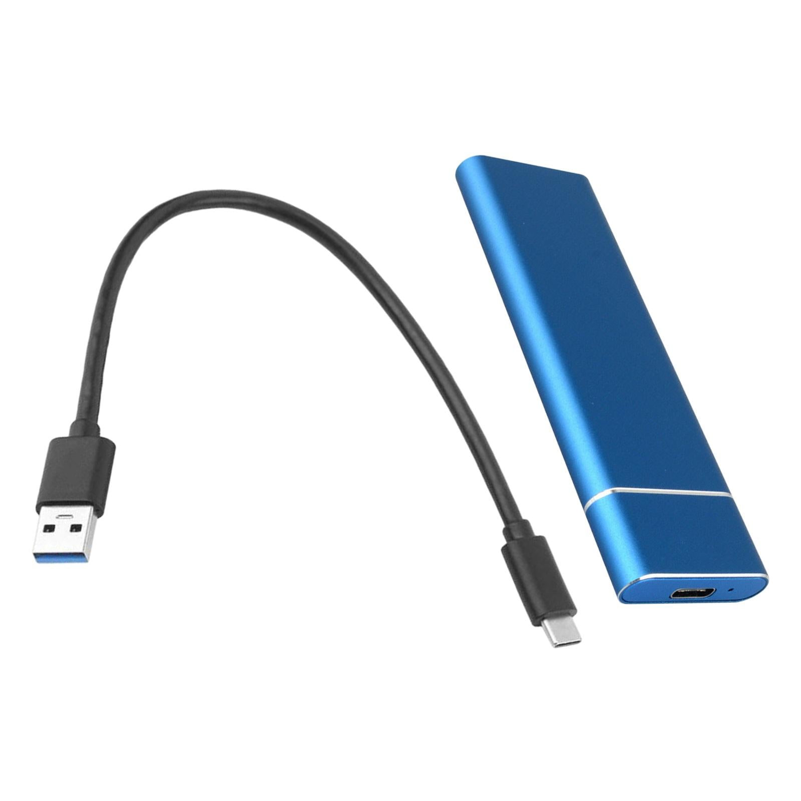 Type-C 1TB M.2 NGFF SSD Portable External Solid State Drive  blue