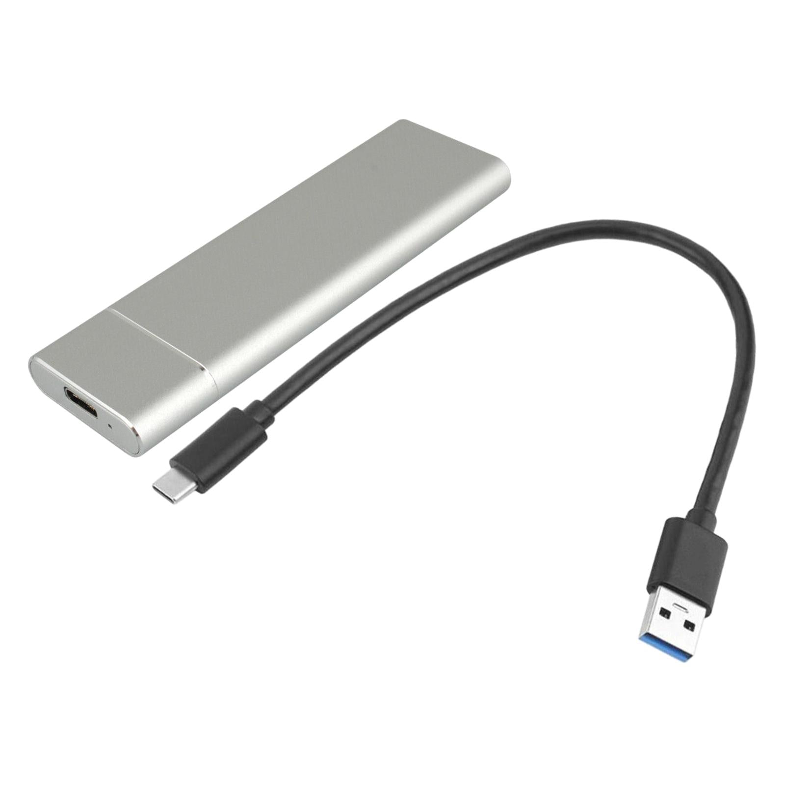 Type-C 1TB M.2 NGFF SSD Portable External Solid State Drive  silver