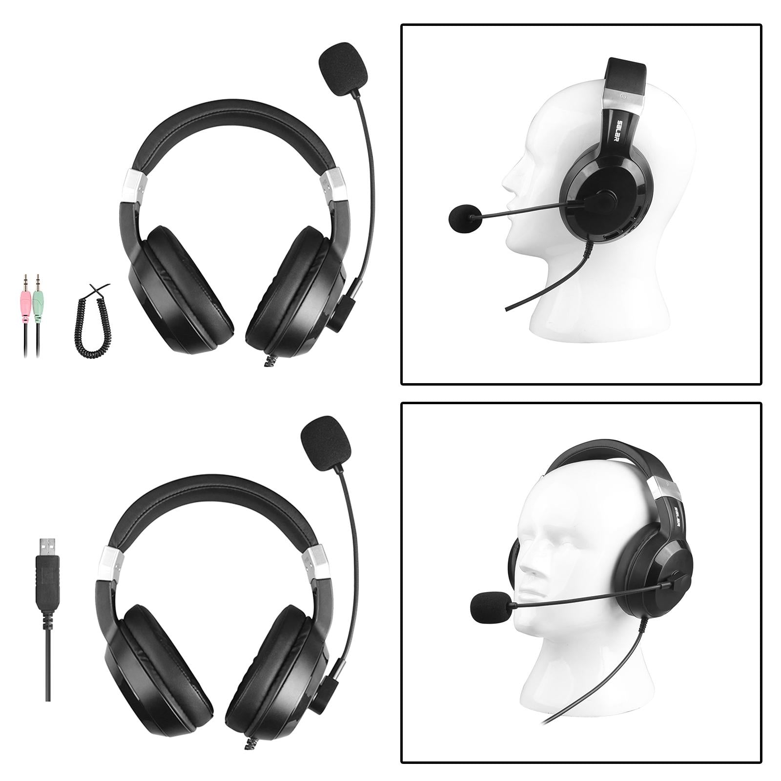 Comfort Exams Headset with Microphone for Education Computer PC  3.5 version