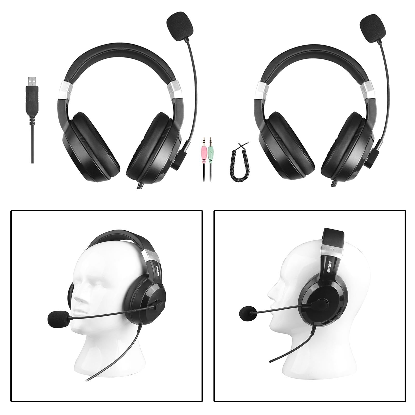 Comfort Exams Headset with Microphone for Education Computer PC  3.5 version