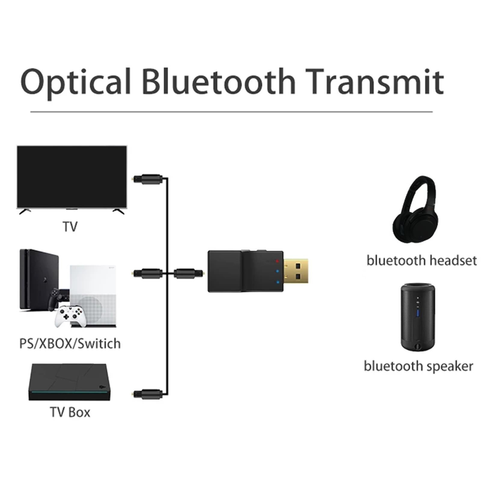 USB Bluetooth Transmitter Wireless Dual Link for Switch TV PC Home Computer