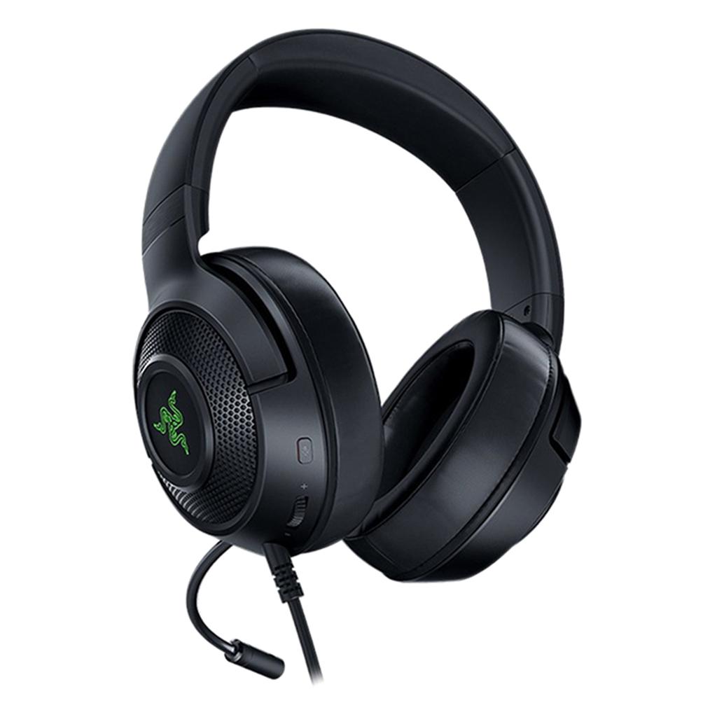 USB Wired Stereo Bass Surround Gaming Headset Headphone for PC + Mic