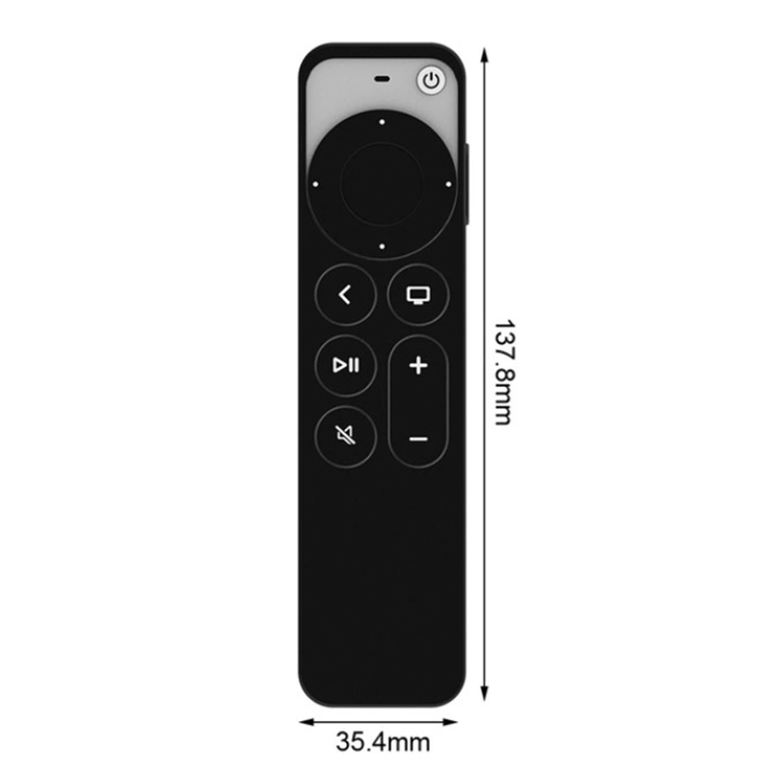 Remote Control Sleeve Protective Case Cover Fit for Apple TV6 Tool Black