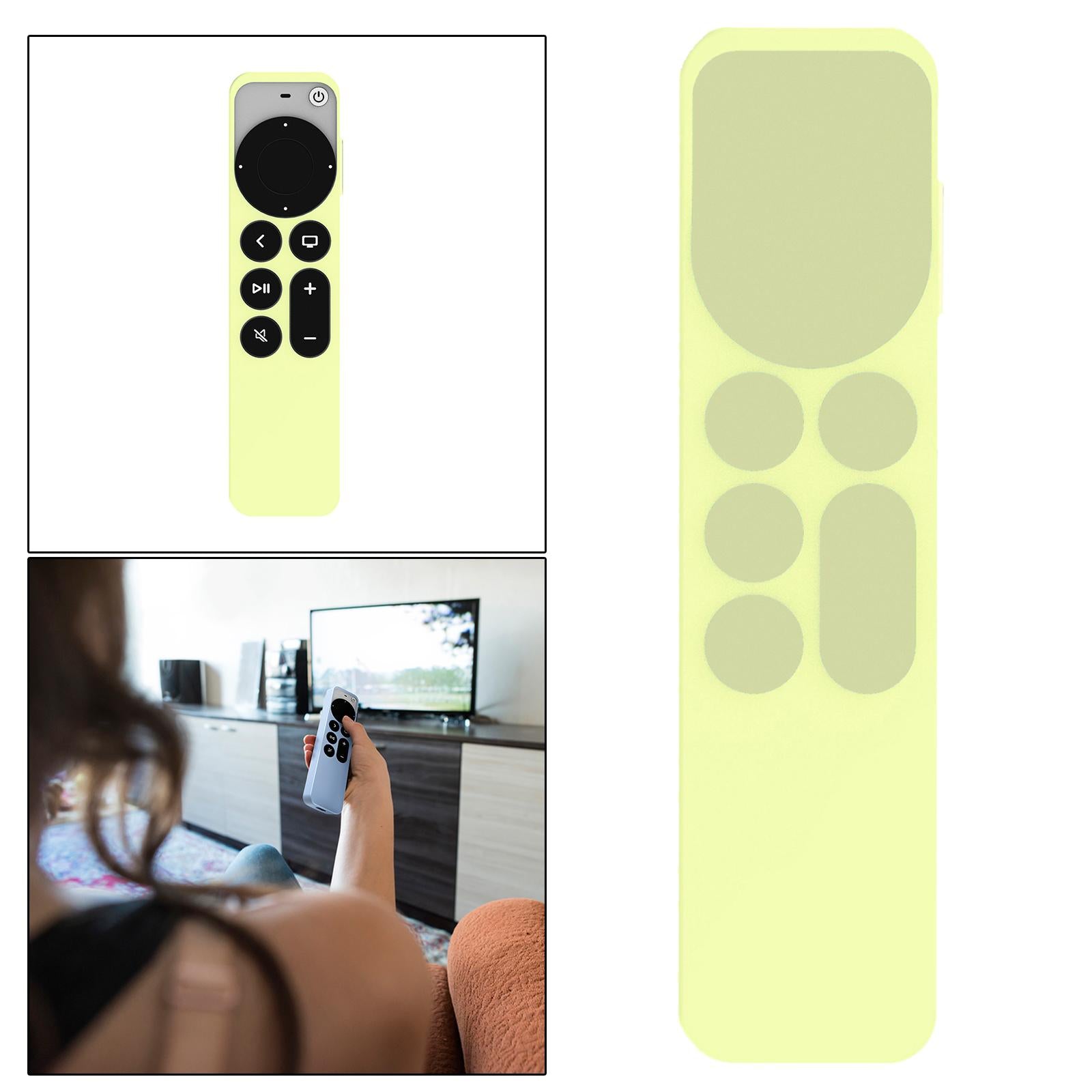 Remote Control Sleeve Protective Case Cover Fit for Apple TV6 Tool Green