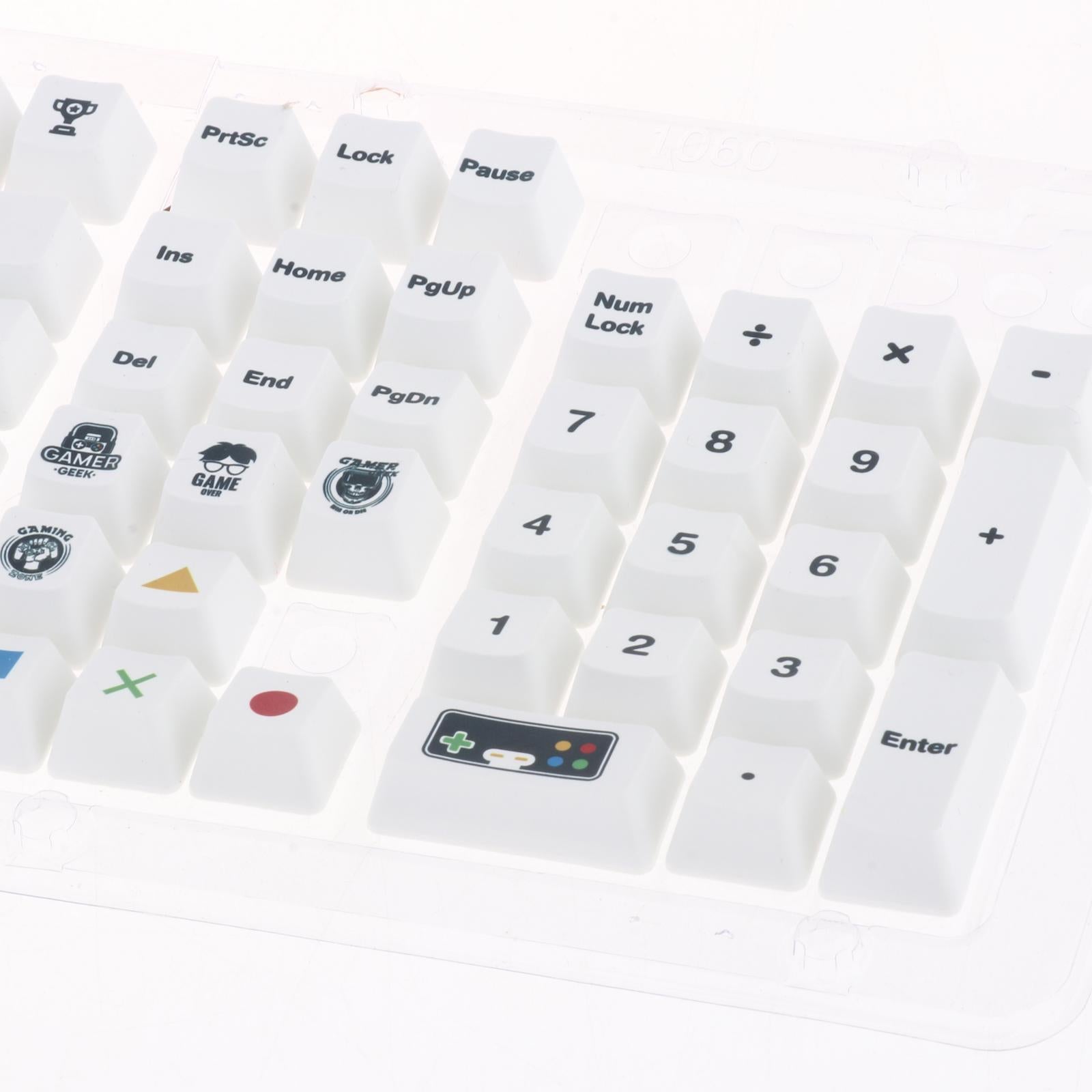 108 Keys PBT Keycaps OEM Profile Suitable for Any Size Mechanical Keyboard Electronic Game