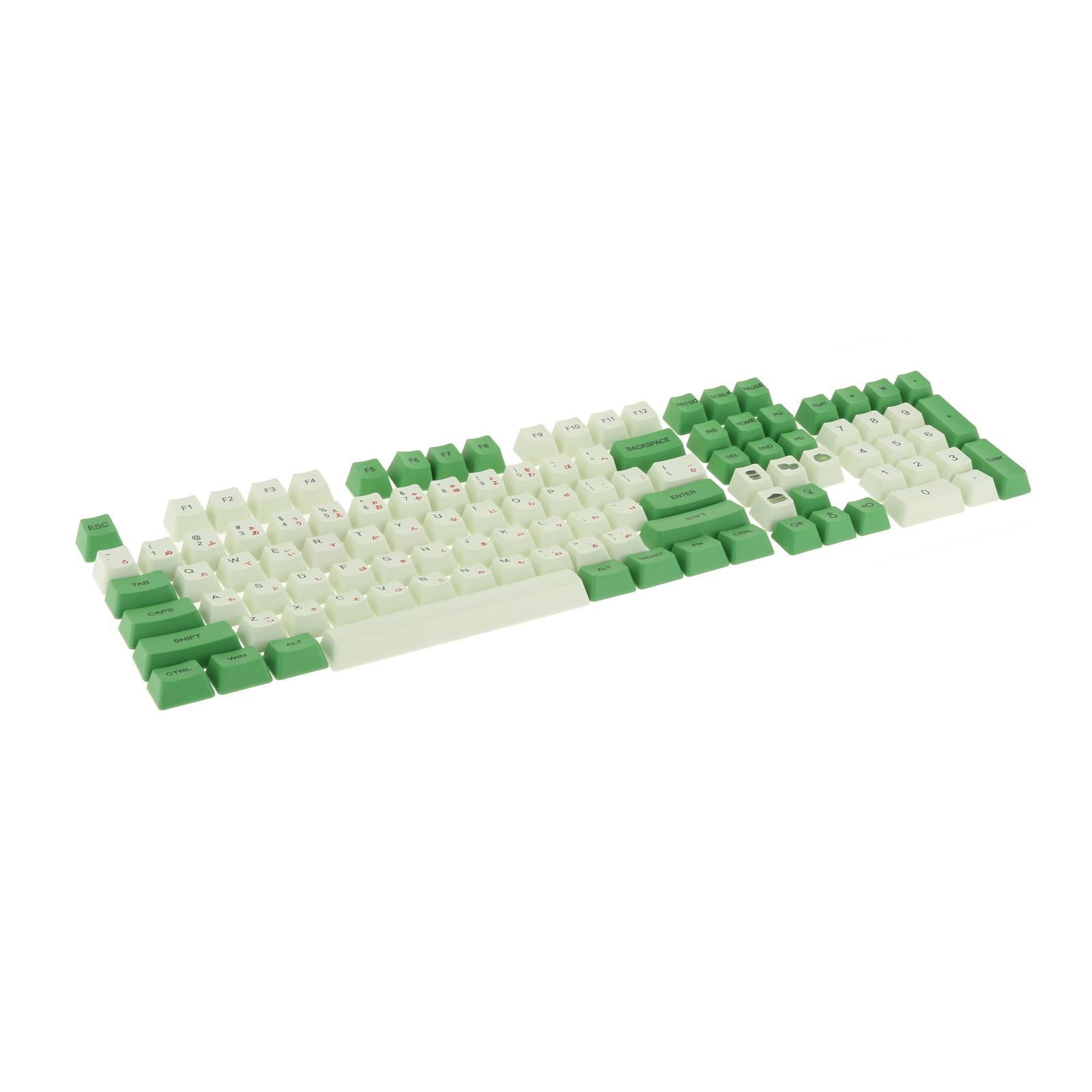 108 Keys PBT Keycaps OEM Profile Suitable for Any Size Mechanical Keyboard Matcha