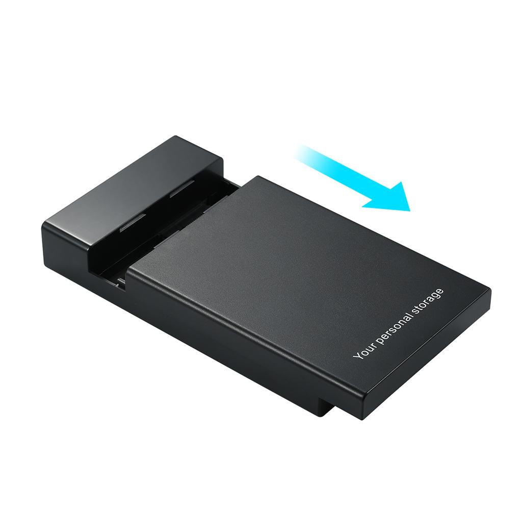 3.2/2.5 Inch Hard Drive Enclosure Adapter Case with Power Adapter for HDD EU