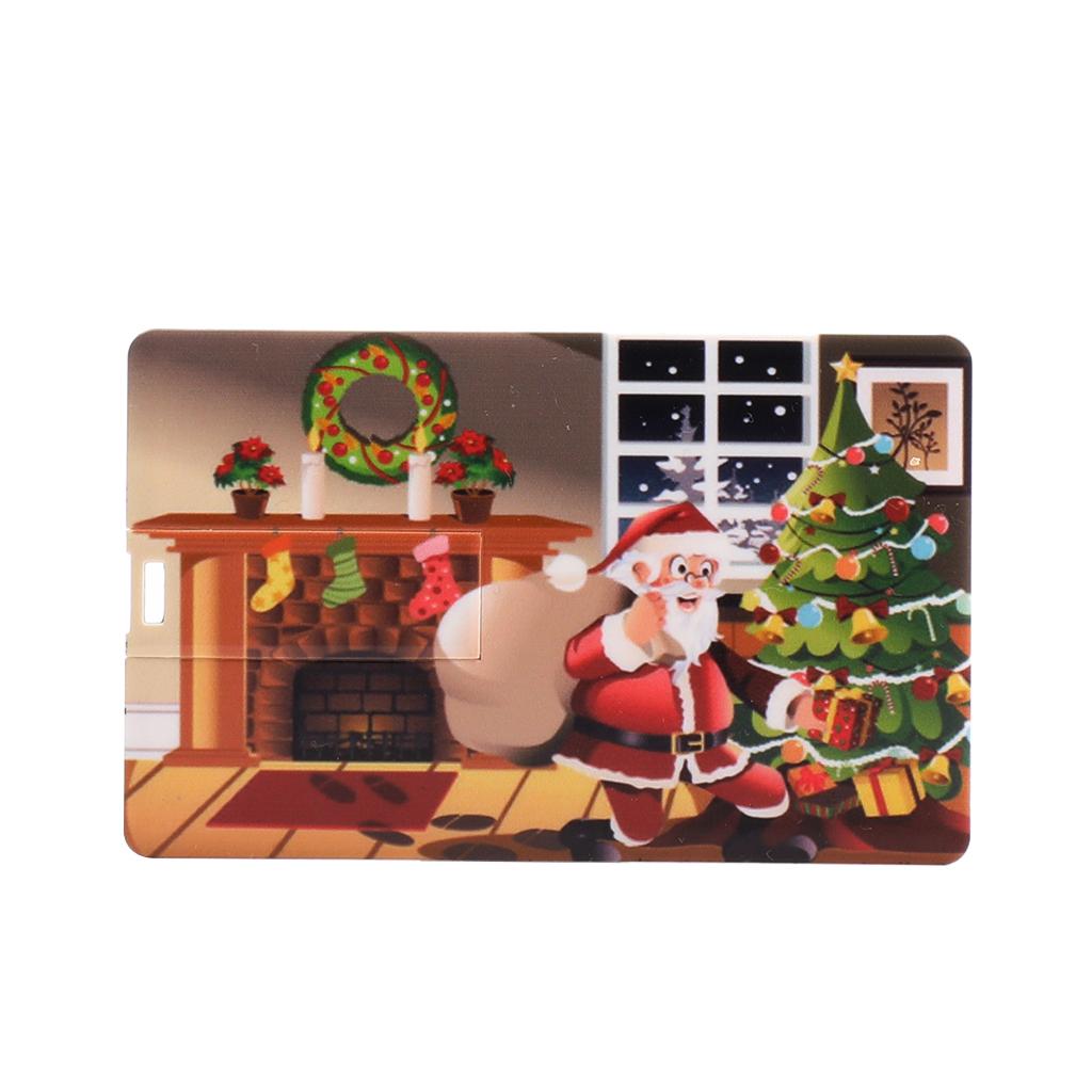 Santa Claus USB Flash Drive Thumb USB Drive U Disk Memory Stick 4GB