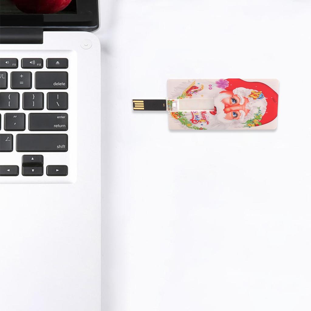 Santa Claus USB Flash Drive Thumb Drive U Disk USB Drive Memory Stick 4GB