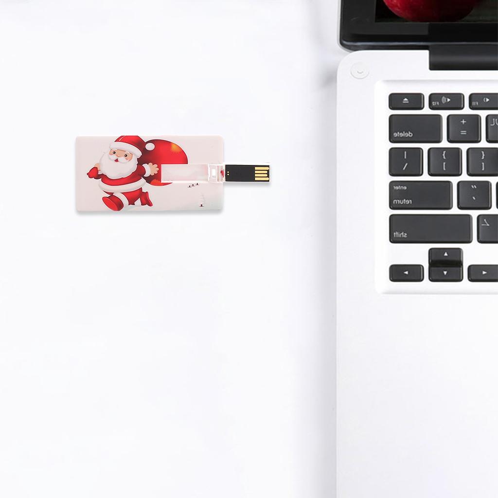 Santa Claus Shape USB Flash Drive Thumb Drive Memory Stick 128G 06 style