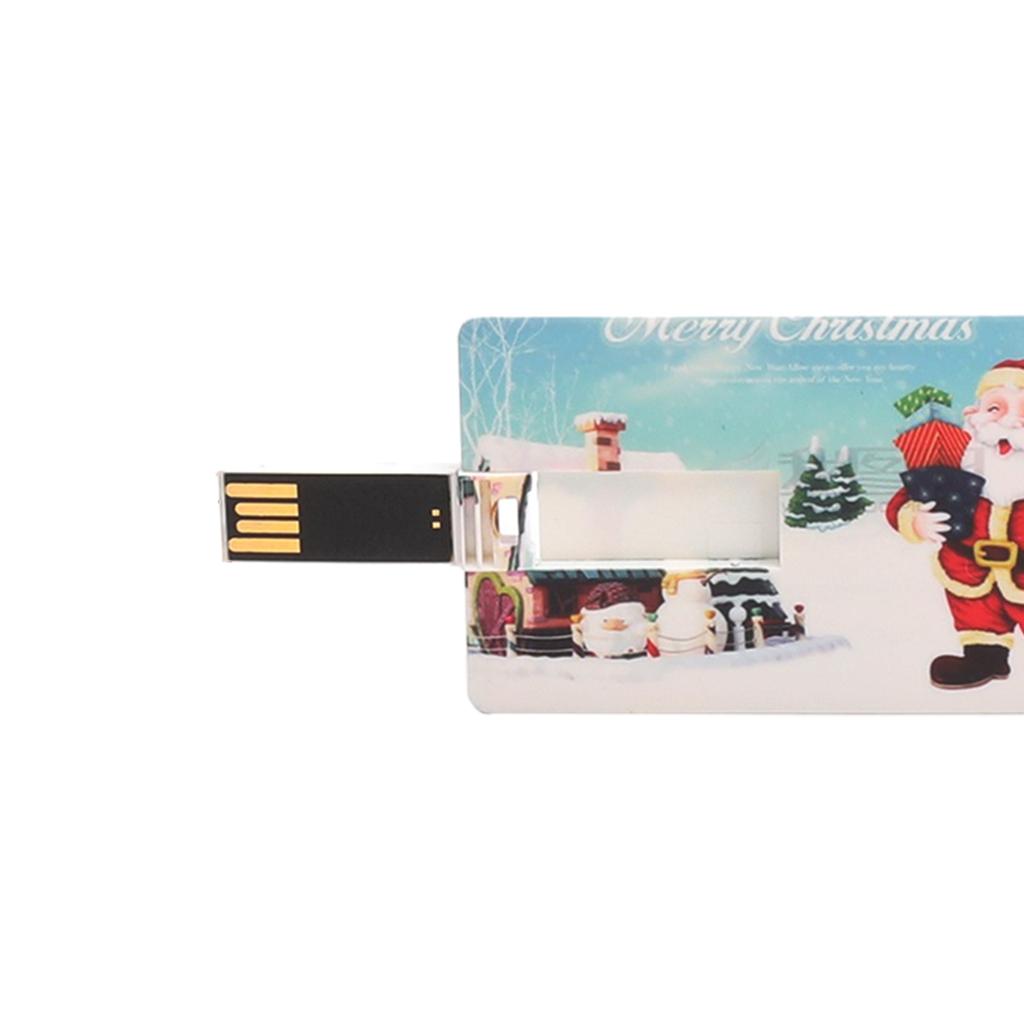 Santa Claus Shape USB Flash Drive Thumb Drive U Disk Memory Stick 2GB