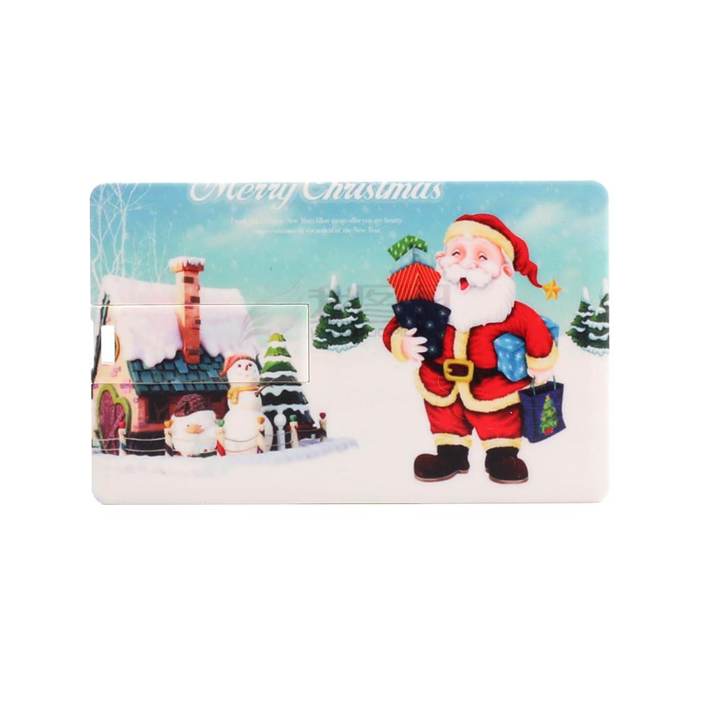 Santa Claus Shape USB Flash Drive Thumb Drive U Disk Memory Stick 2GB