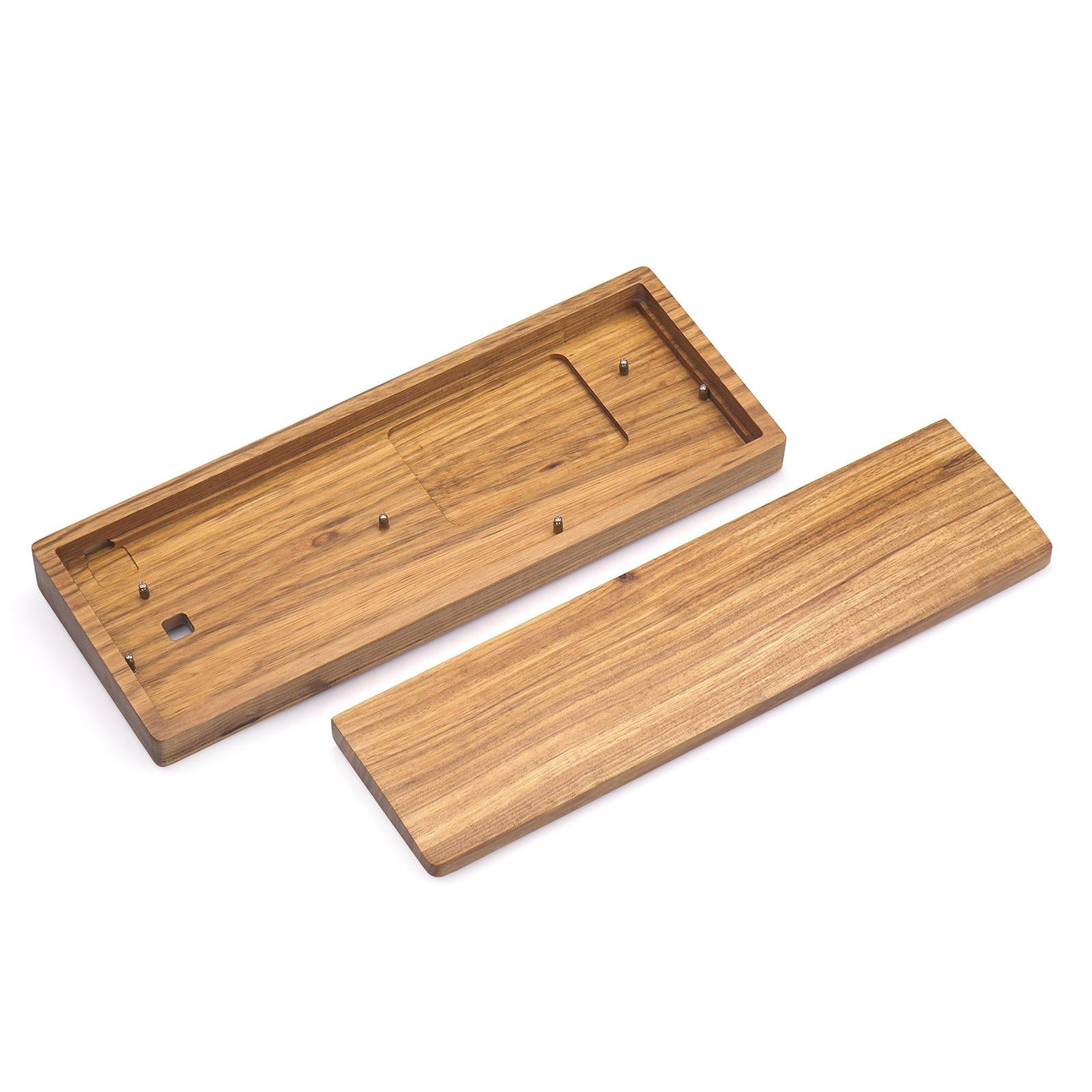 Wooden Case for GK61X GK61XS GK64X Mechanical Keyboard Zebra Wood