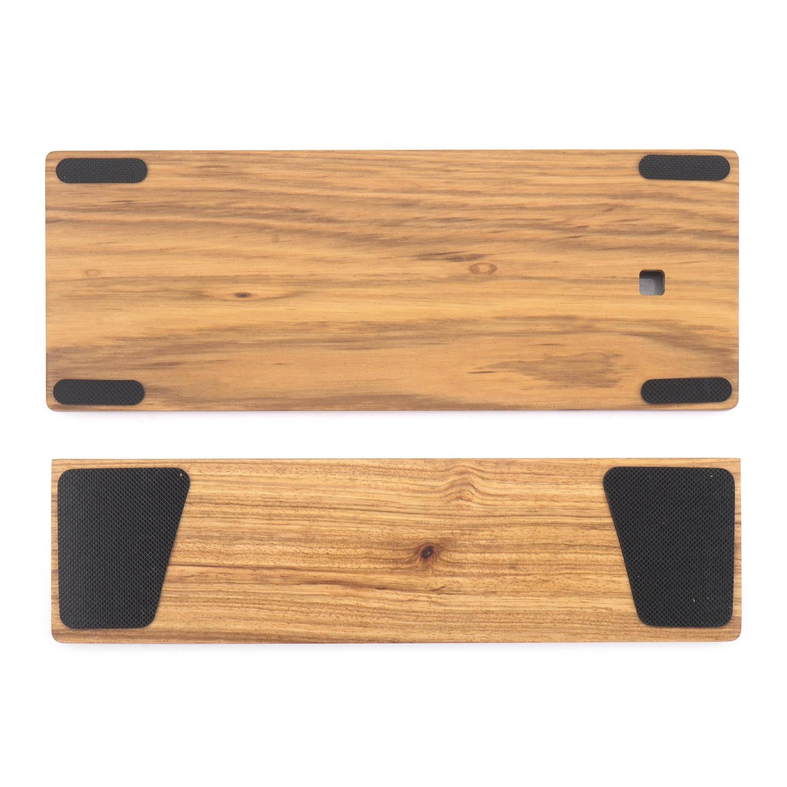 Wooden Case for GK61X GK61XS GK64X Mechanical Keyboard Zebra Wood